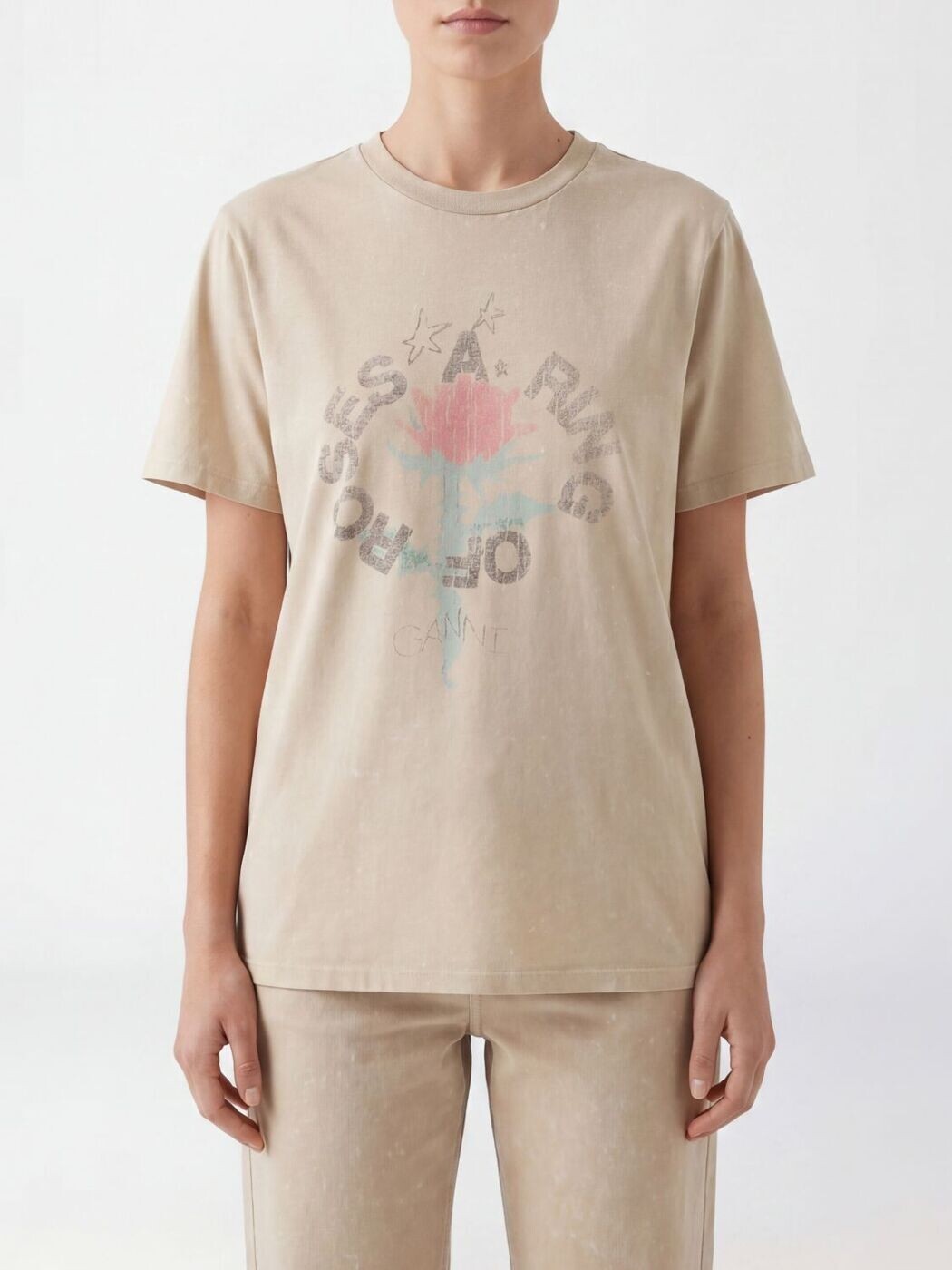 ガニー GANNI ポロシャツ Tシャツ レディース ブラウン T-shirts and polo shirts A1050152 Brown 関税 送料無料 2026SS gi｜BRANDSHOP「il Tesoro」