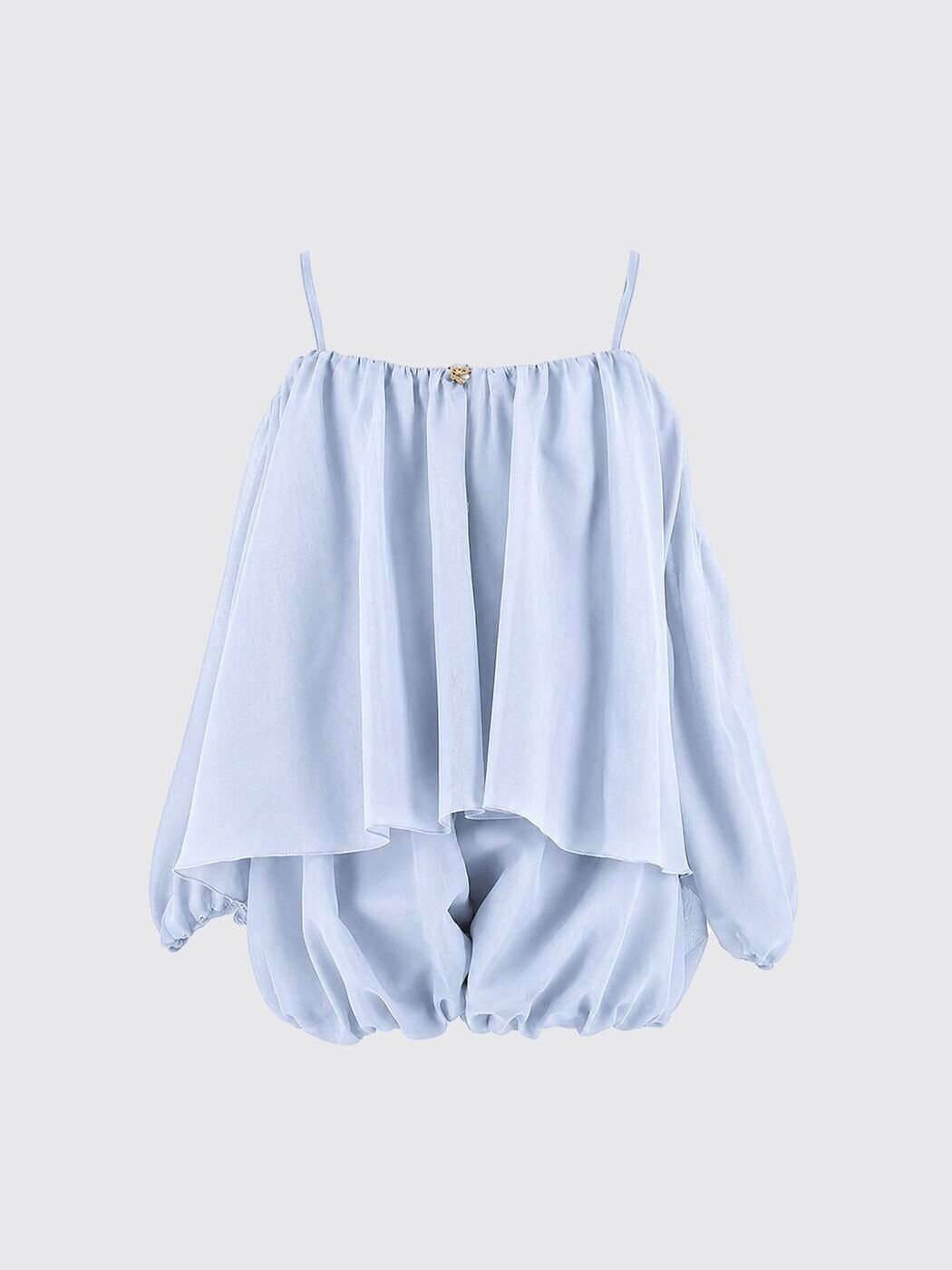 ピンコキッズ PINKO KIDS パジャマ セットアップ ガールズ 青碧 Nightwear KFTA0140CA005 関税 貨物輸送無料 2026SS gi
