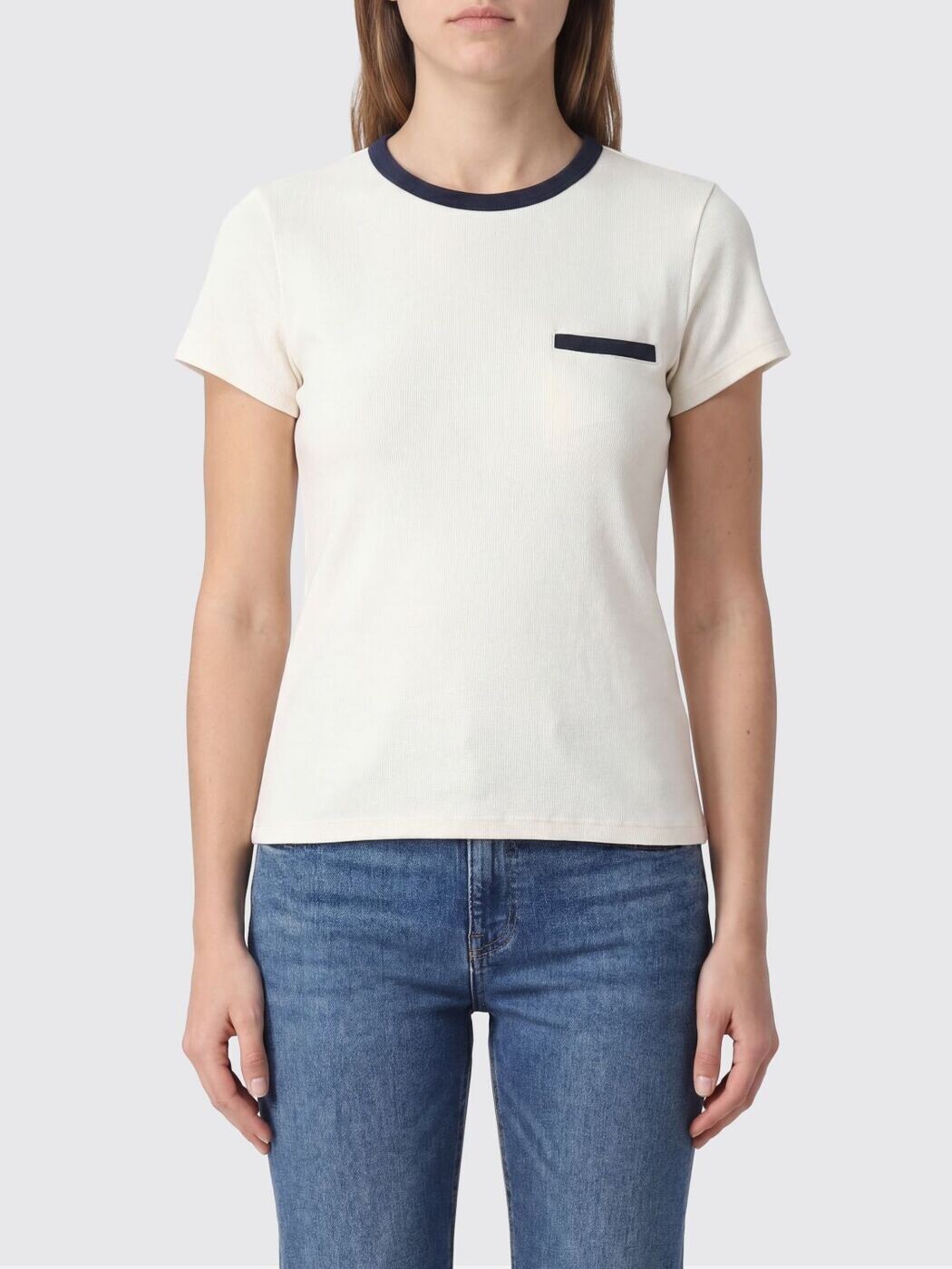 一こま FRAME スポーツシャツ プルオーバー レディース 白いこと T-shirts and polo shirts WP26JTE006 関税 貨物輸送無料 2026SS gi