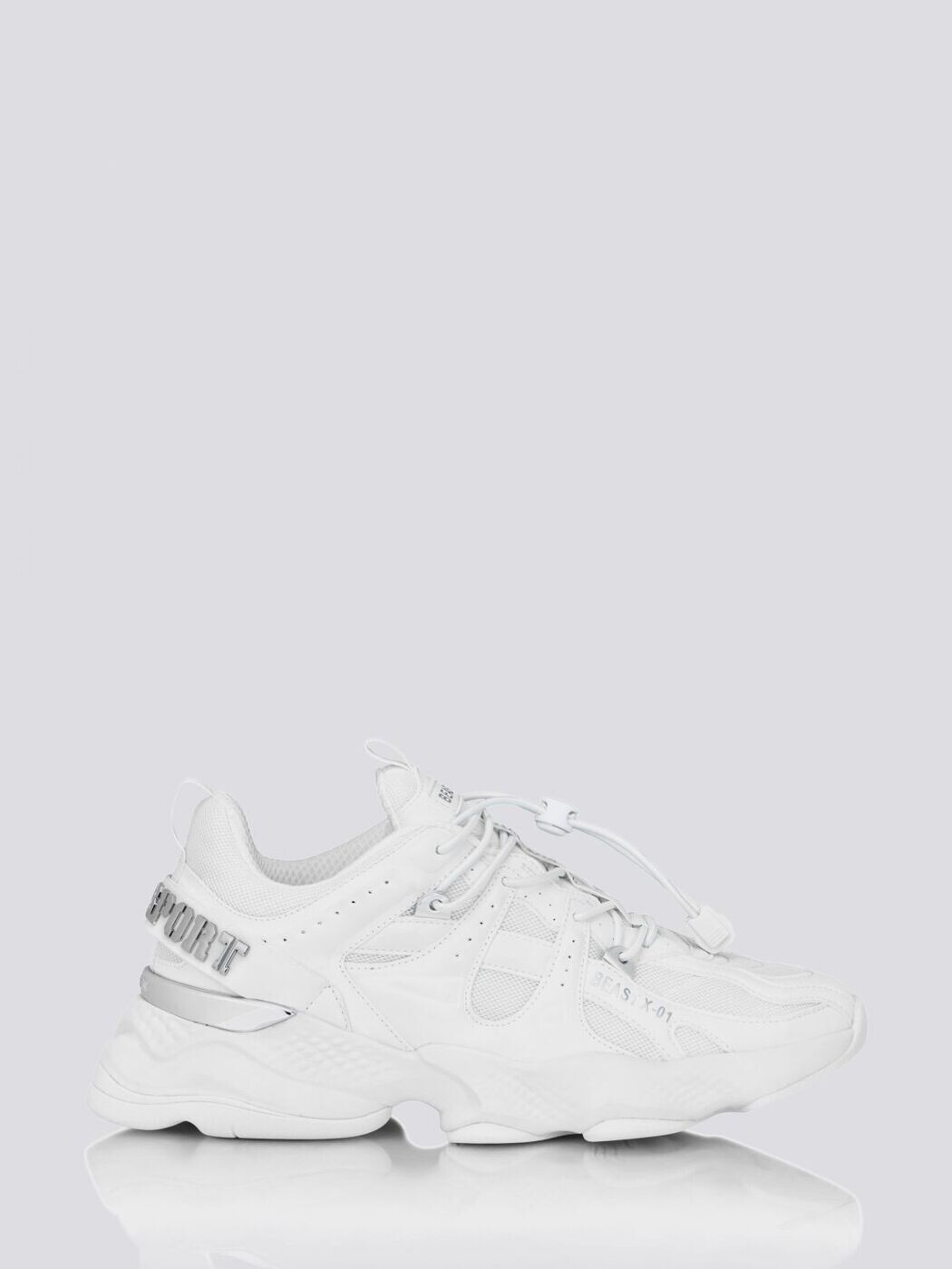 飾り気の無い運動競技 PLEIN SPORT スニーカー メンズ 白いこと Sneakers SAFSUSC0929STE003N 関税 貨物輸送無料 2026SS gi