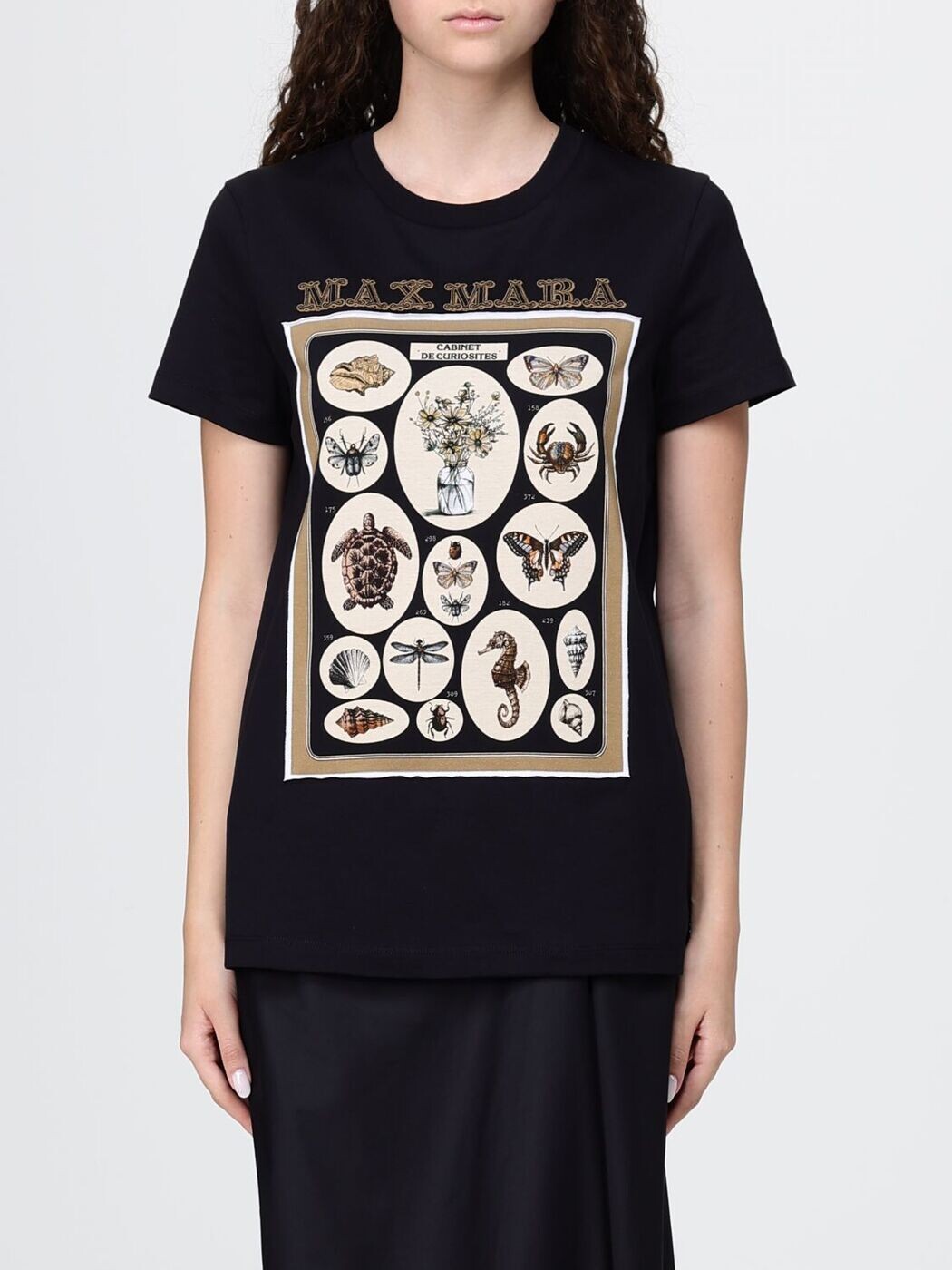 マックス パンパノウサギ MAX MARA スポーツシャツ プルオーバー レディース 黒いこと T-shirts and polo shirts 261941066206 関税 貨物輸送無料 2026SS gi