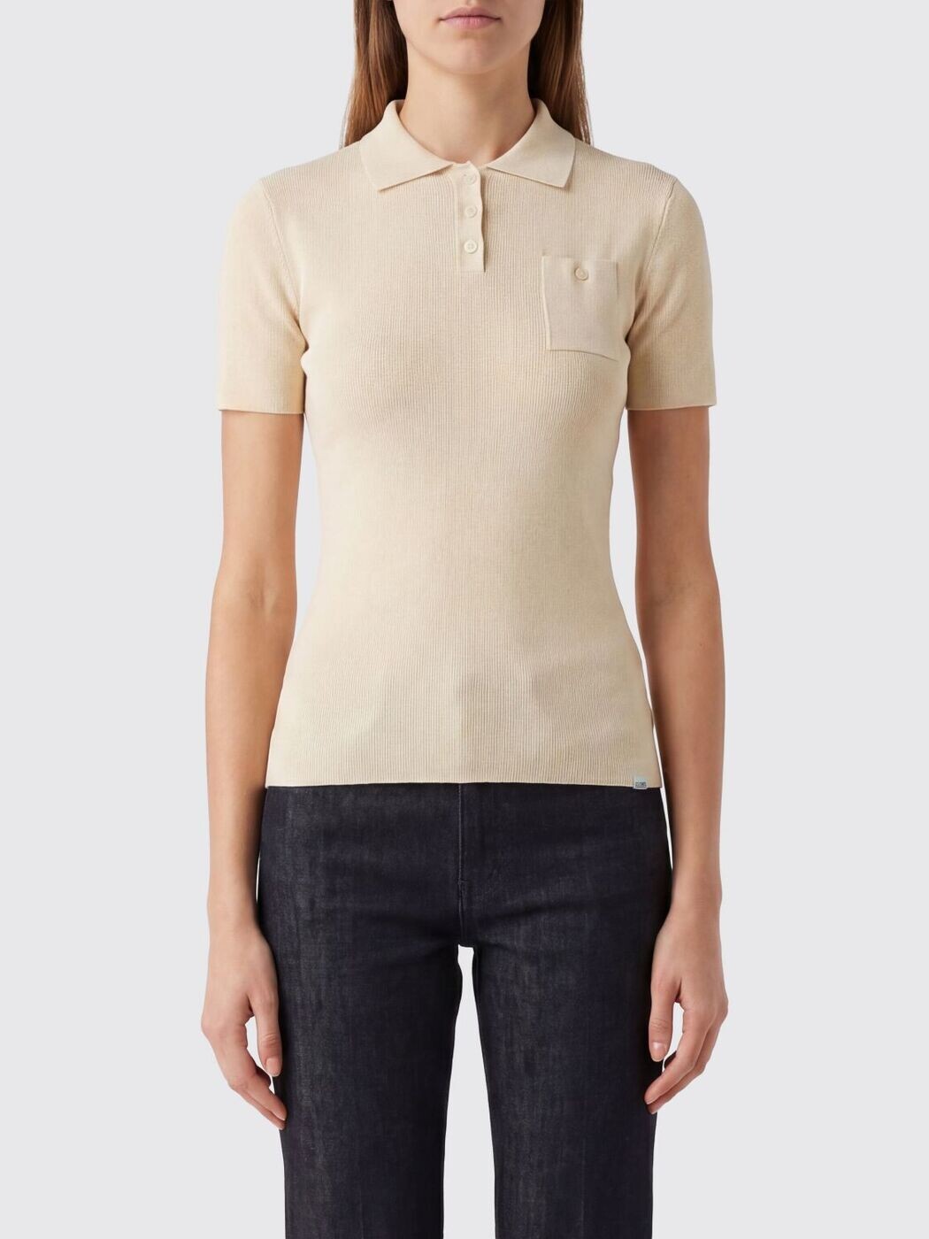 エムエム6 棲み家 マルジェラ MM6 MAISON MARGIELA スポーツシャツ レディース 白いこと Polo S62GL0031M13274 関税 貨物輸送無料 2026SS gi