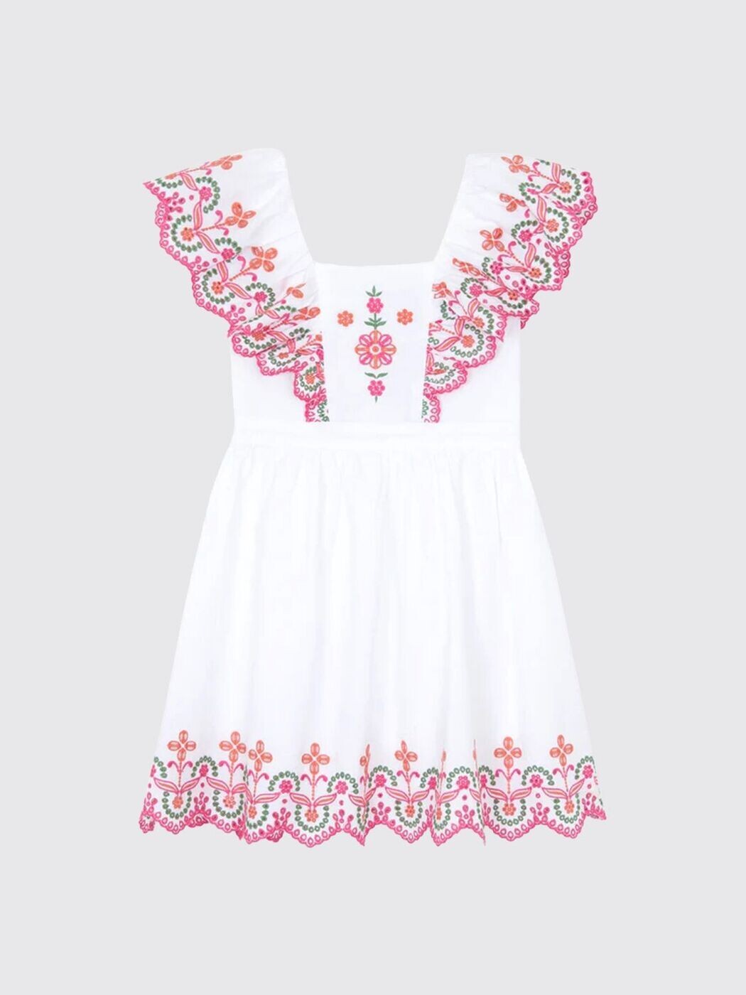 タルティーヌ・エ・ショコラ TARTINE ET CHOCOLAT ロングドレス ドレス ガールズ ホワイト Long dresses CC30142 White 関税 送料無料 2026SS gi|BRANDSHOP「il Tesoro」