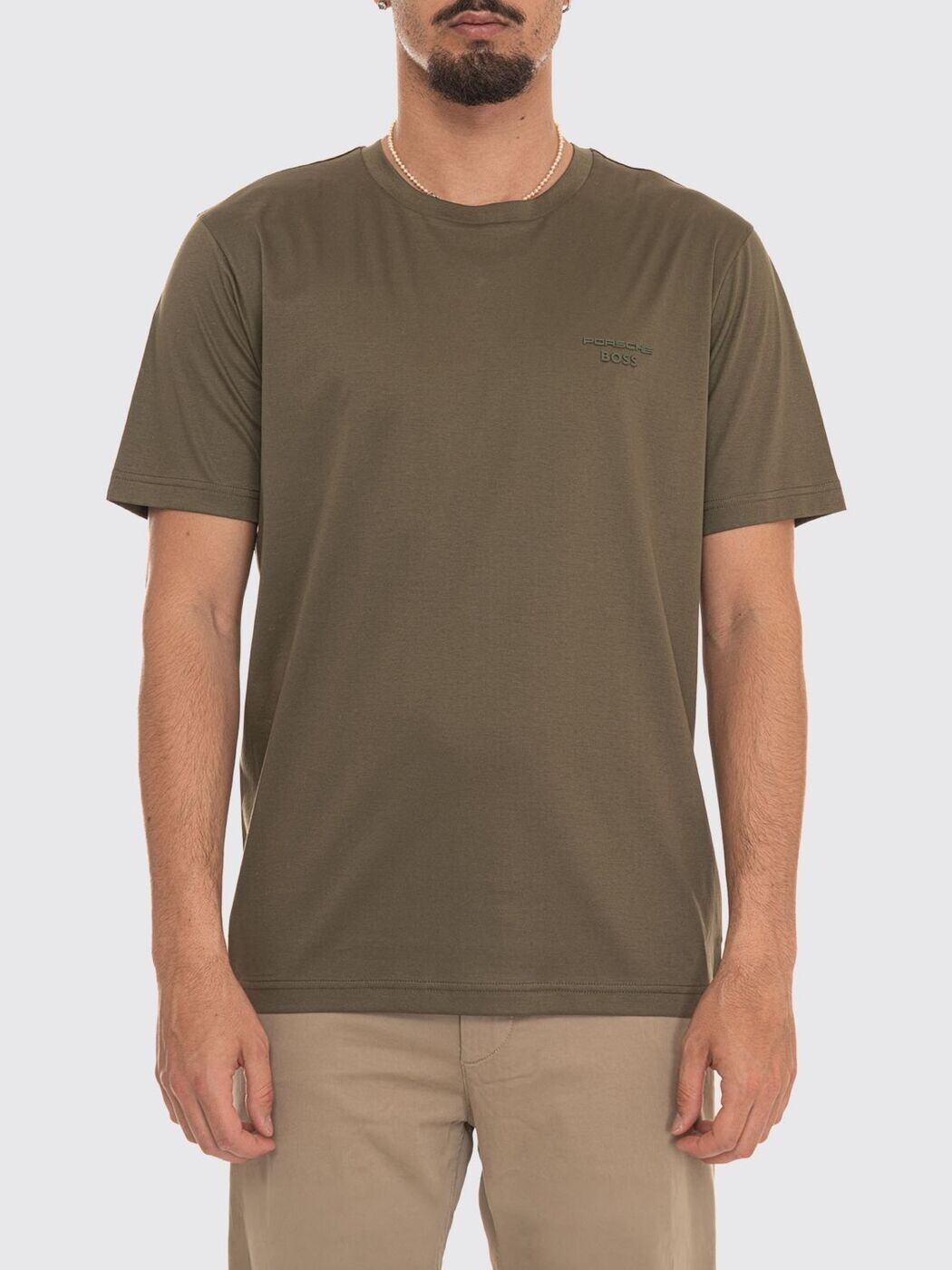 主任者 BOSS プルオーバー メンズ 緑であること T-shirts 50562696 関税 貨物輸送無料 2026SS gi