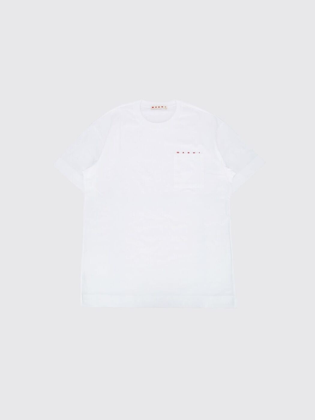 マルニ MARNI ロング衣袂ティーシャツ ティーシャツ ボーイズ 白いこと Long sleeve t-shirts M01415M00RFMT272U 関税 貨物輸送無料 2026SS gi