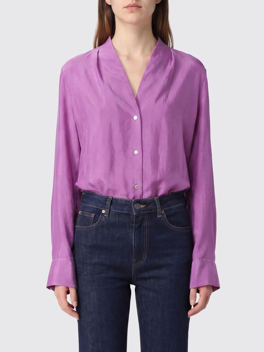 フォルテフォルテ FORTE FORTE プルオーバー レディース パープル Shirts 14859MYSHIRT 関税 貨物輸送無料 2026SS gi