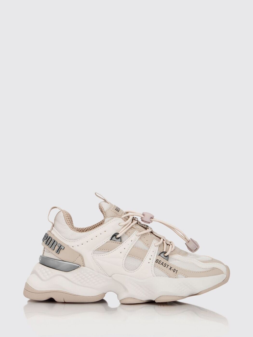 飾り気の無い運動競技 PLEIN SPORT スニーカー メンズ ベージュ Sneakers SAFSUSC0929STE003N 関税 貨物輸送無料 2026SS gi