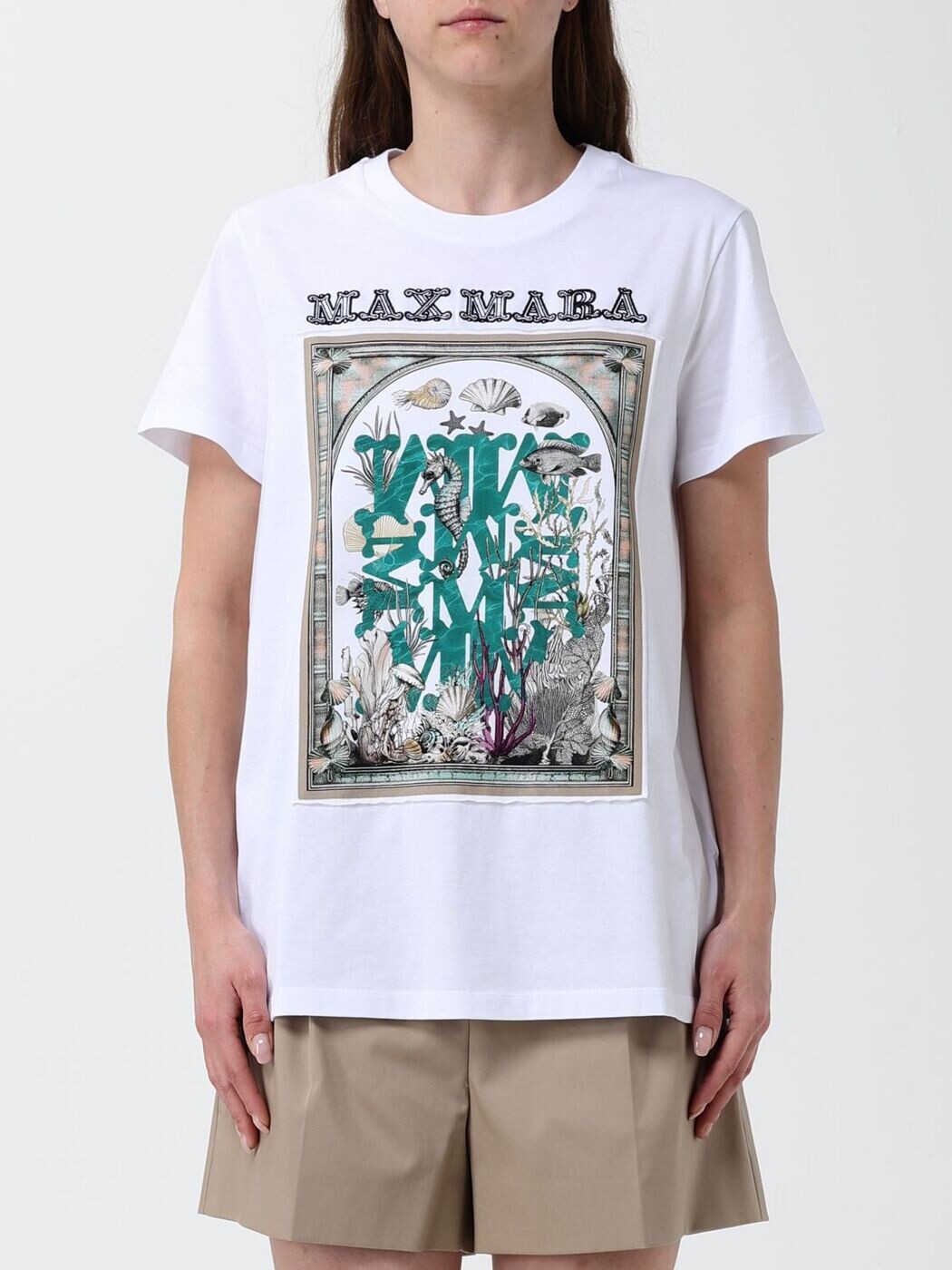 マックス パンパノウサギ MAX MARA スポーツシャツ プルオーバー レディース 白いこと T-shirts and polo shirts 261941066206 関税 貨物輸送無料 2026SS gi