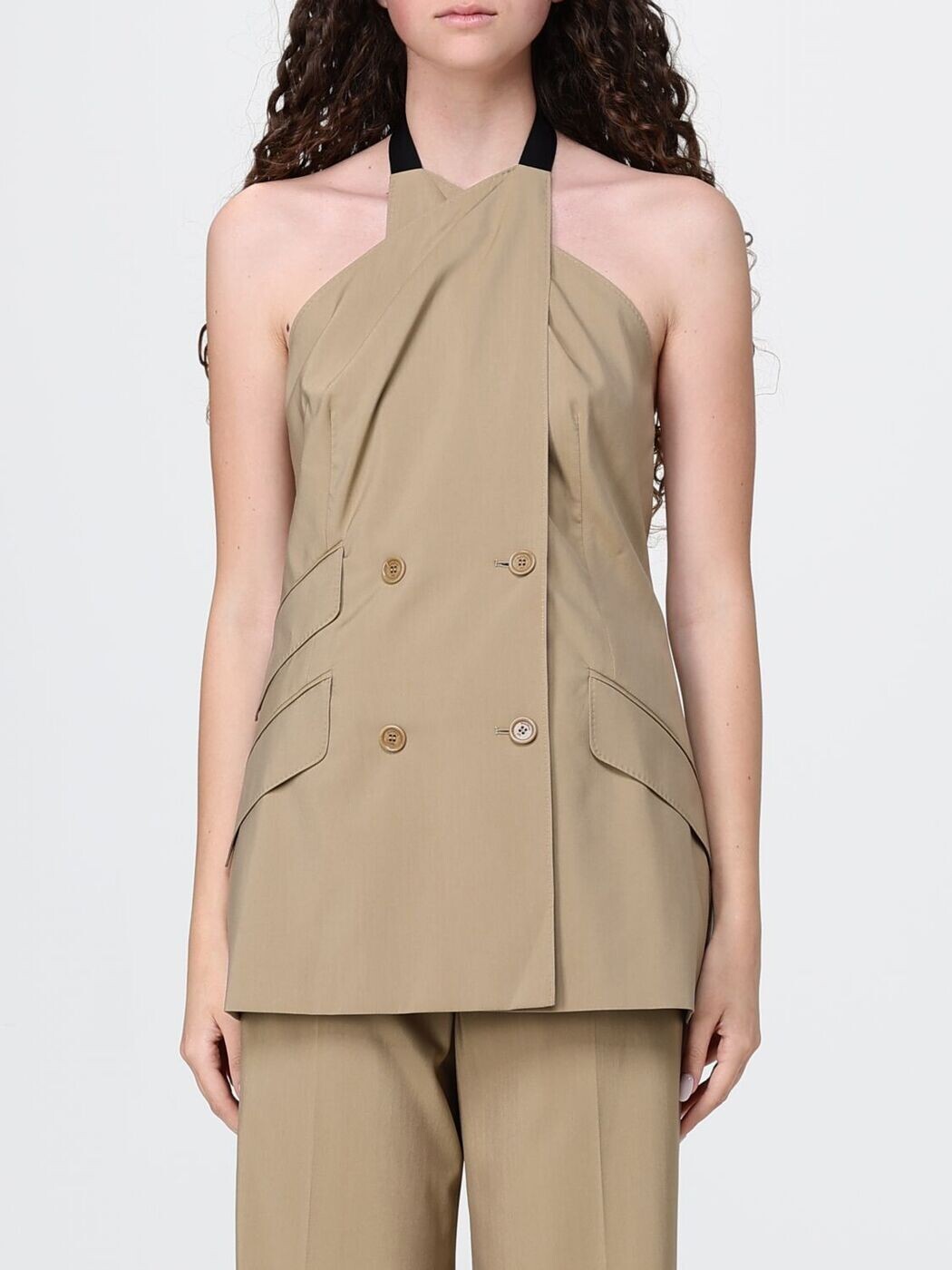 マックス パンパノウサギ MAX MARA トレンチコート 厚地の外套 レディース 赤銅色 Coats and trench coats 261281146306 関税 貨物輸送無料 2026SS gi