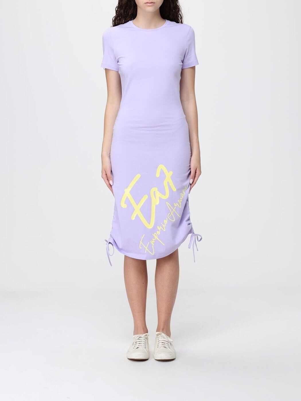 エン急性灰白髄炎 アルマーニ EA7 衣裳 御召しもの レディース Dresses 7W001062AF10373 関税 貨物輸送無料 2026SS gi