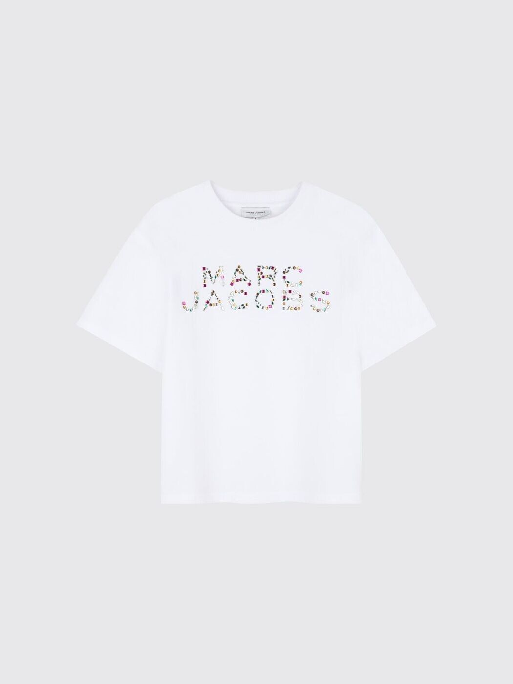 目じるし ジェイコブス MARC JACOBS ロング衣袂ティーシャツ ティーシャツ ガールズ 白いこと Long sleeve t-shirts W60746 関税 貨物輸送無料 2026SS gi