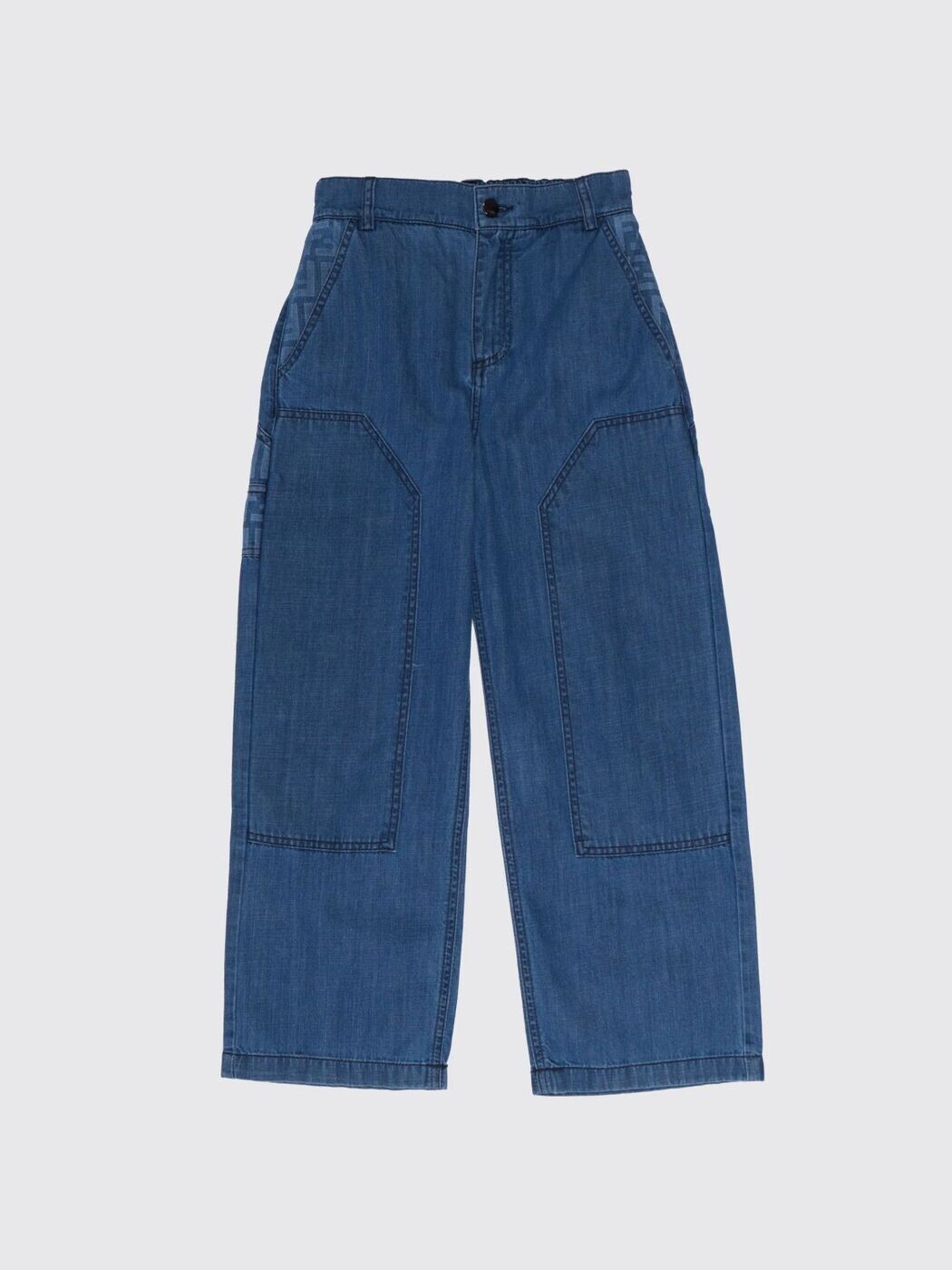 FENDI FENDI レギュラーフィットジーンズ ジーンズ ボーイズ 青碧 Regular fit jeans JMF578AVWI 関税 貨物輸送無料 2026SS gi