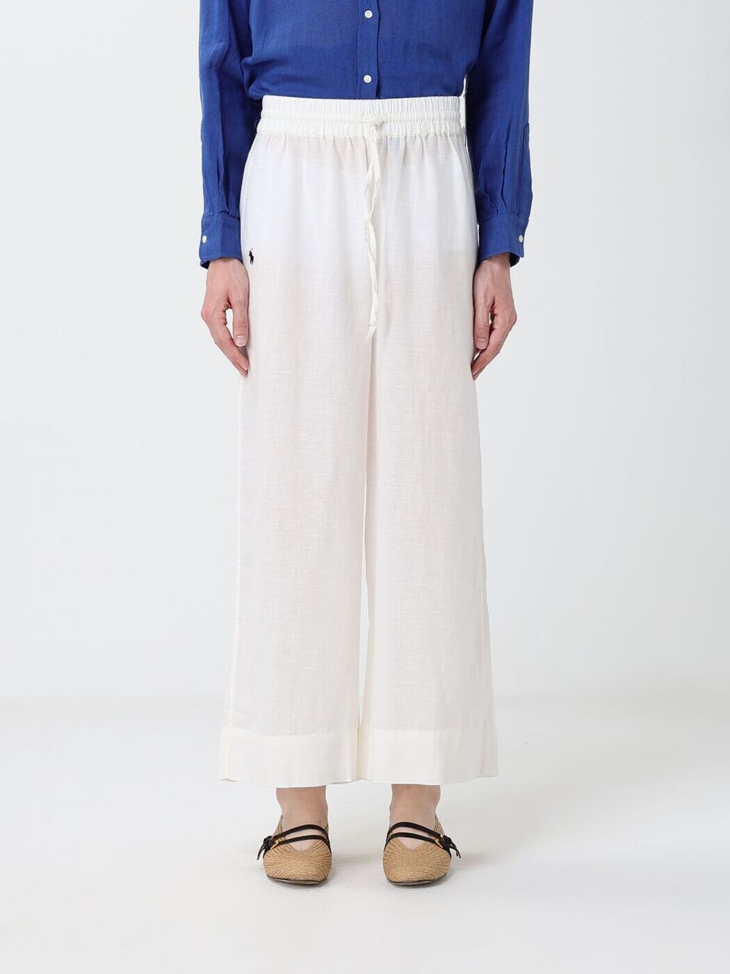 ラルフローレン POLO RALPH LAUREN ズボン ズボン下 レディース 白いこと Trousers 21664389 関税 貨物輸送無料 2026SS gi