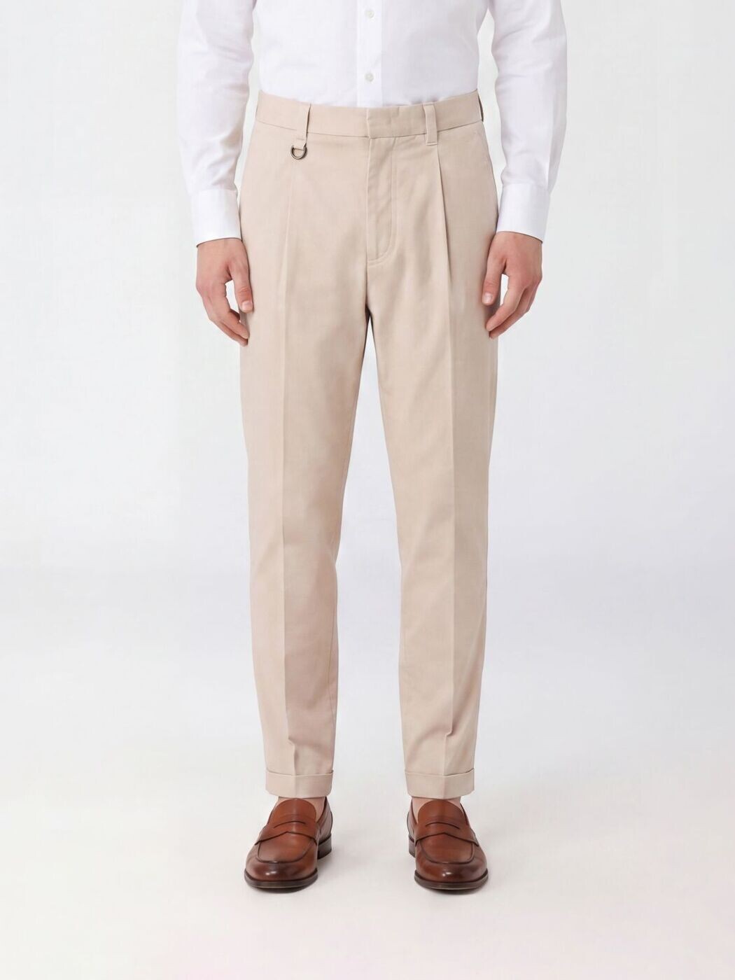 パオロペコラ PAOLO PECORA ズボン ズボン下 メンズ 白いこと Trousers B125199 関税 貨物輸送無料 2026SS gi