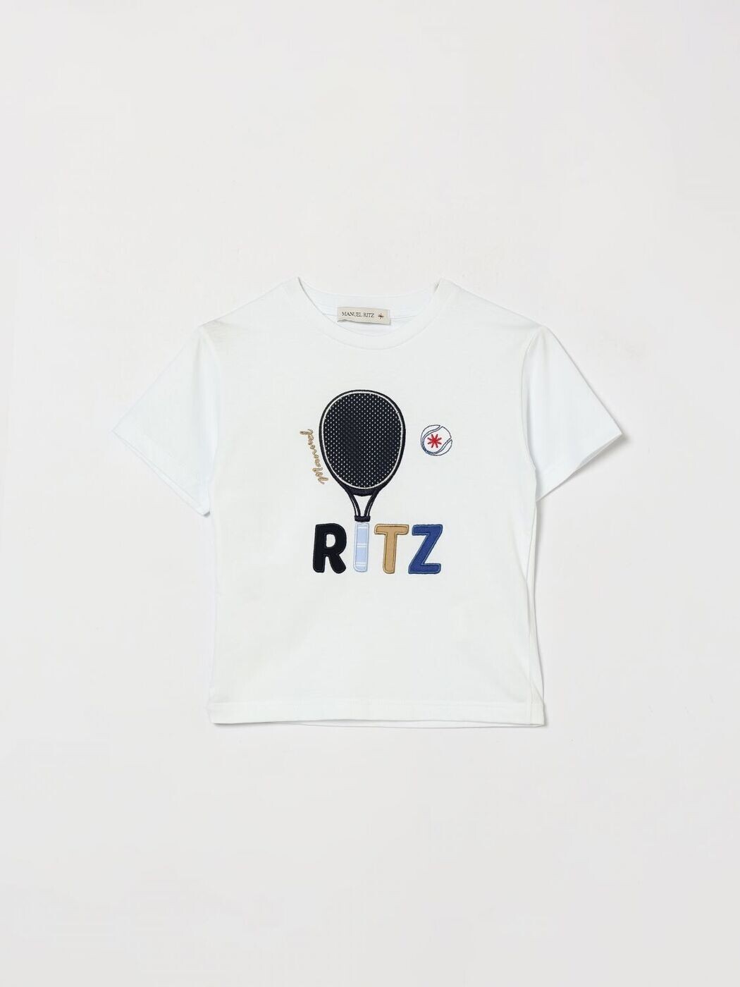 マヌエルリッツ MANUEL RITZ ロング衣袂ティーシャツ ティーシャツ ボーイズ 白いこと Long sleeve t-shirts MR3420 関税 貨物輸送無料 2026SS gi