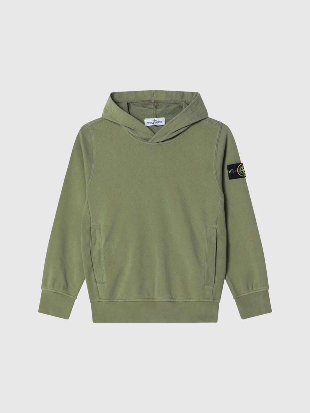 石ころ 島 STONE ISLAND JUNIOR クルーネックジャンパー 編み物御召しもの ボーイズ 緑であること Crew neck jumpers 6100014S0040 Green 関税 貨物輸送無料 2026SS gi