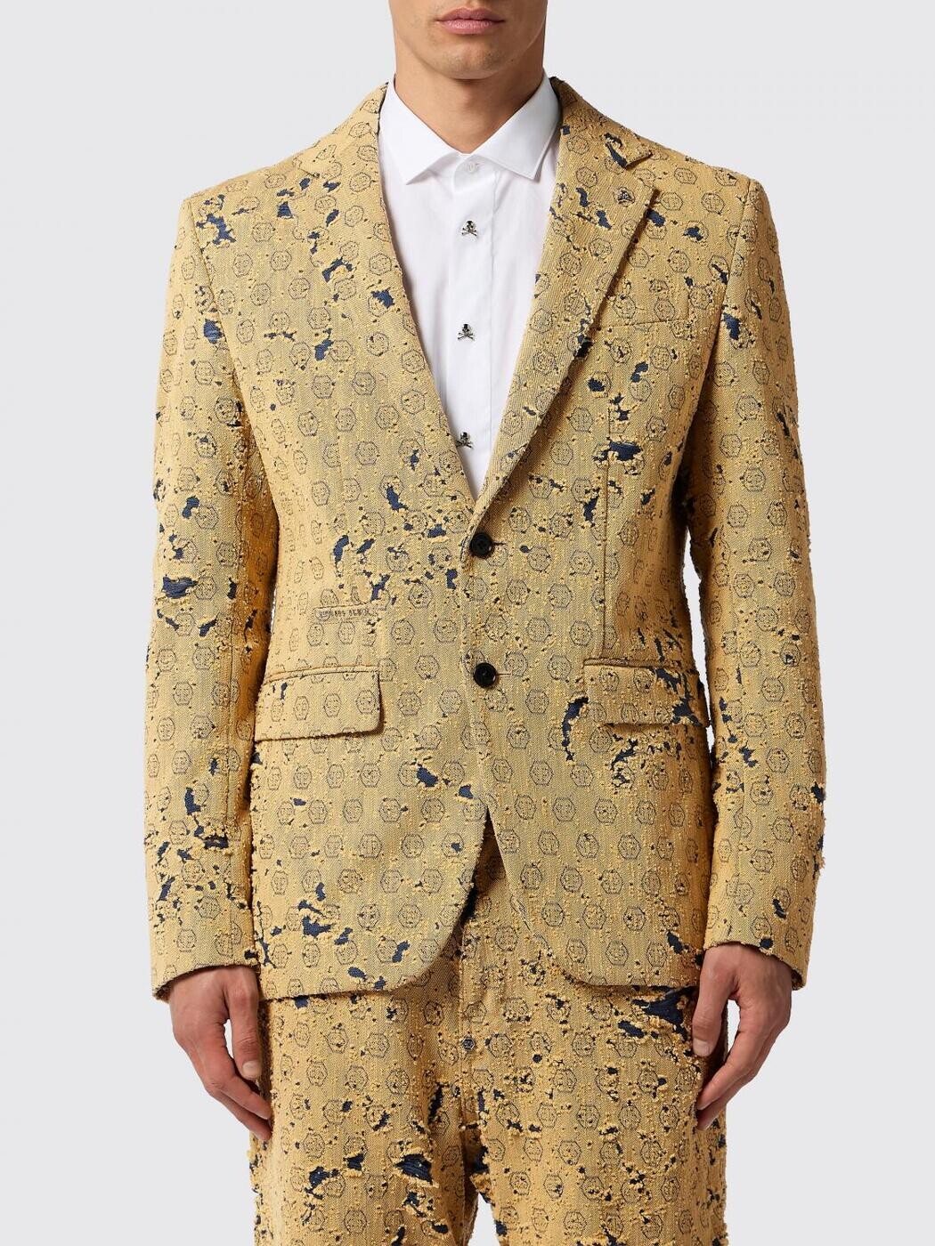フィリップ プレイン PHILIPP PLEIN ジャケット メンズ ベージュ Jackets SAFCMDF0002PDE004N Beige 関税 送料無料 2026AW gi｜BRANDSHOP「il Tesoro」 239,600円