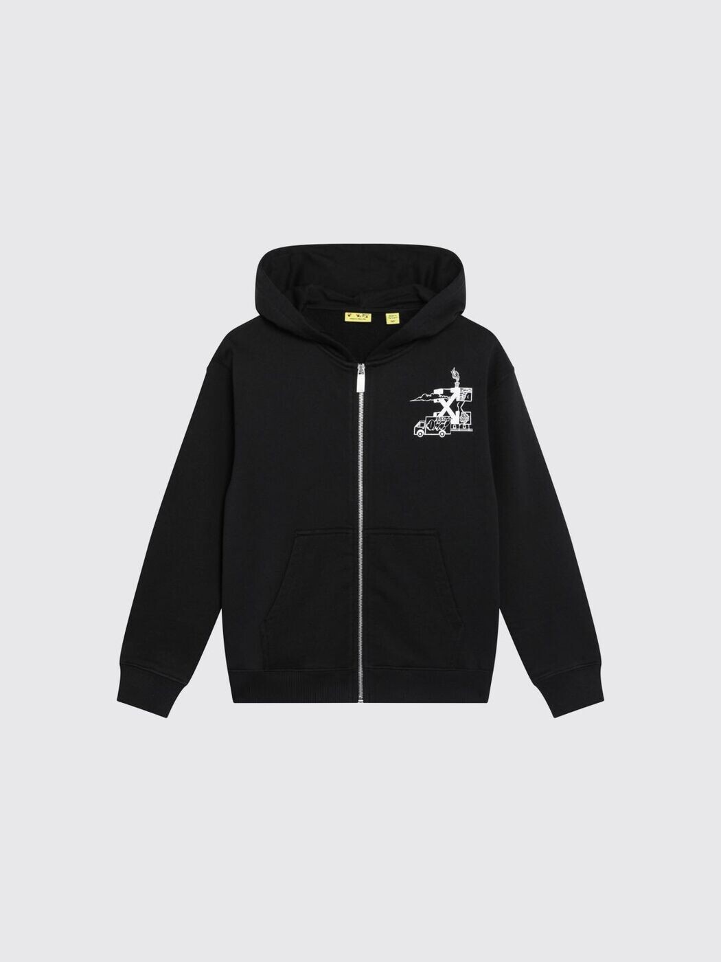 オフ 白いこと OFF-WHITE クルーネックジャンパー 編み物御召しもの ボーイズ 黒いこと Crew neck jumpers OBBE001S26FLE001 Black 関税 貨物輸送無料 2026SS gi