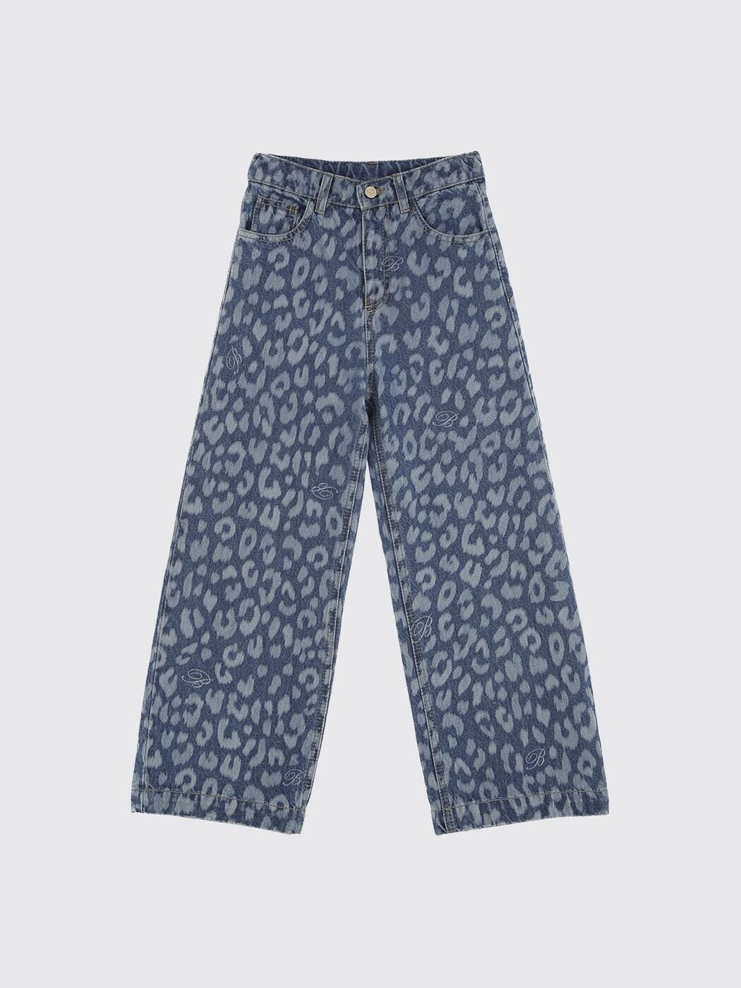 ミスブルマリン MISS BLUMARINE レギュラーフィットジーンズ デニム ガールズ ブルー Regular fit jeans BFPA0380DF0204005 Blue 関税 送料無料 2026SS gi｜BRANDSHOP「il Tesoro」