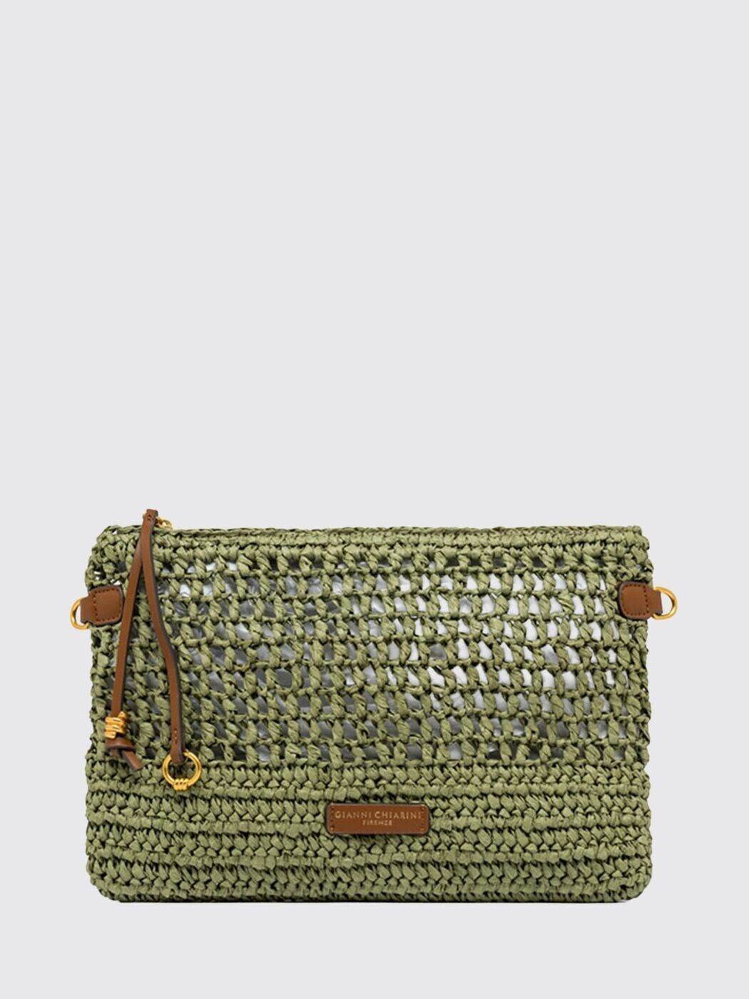 ジャンニキアリーニ GIANNI CHIARINI クラッチペダル御徒面子 レディース 緑であること Clutch and wristlets bags BS11950COMMSTRCRCH 関税 貨物輸送無料 2026SS gi