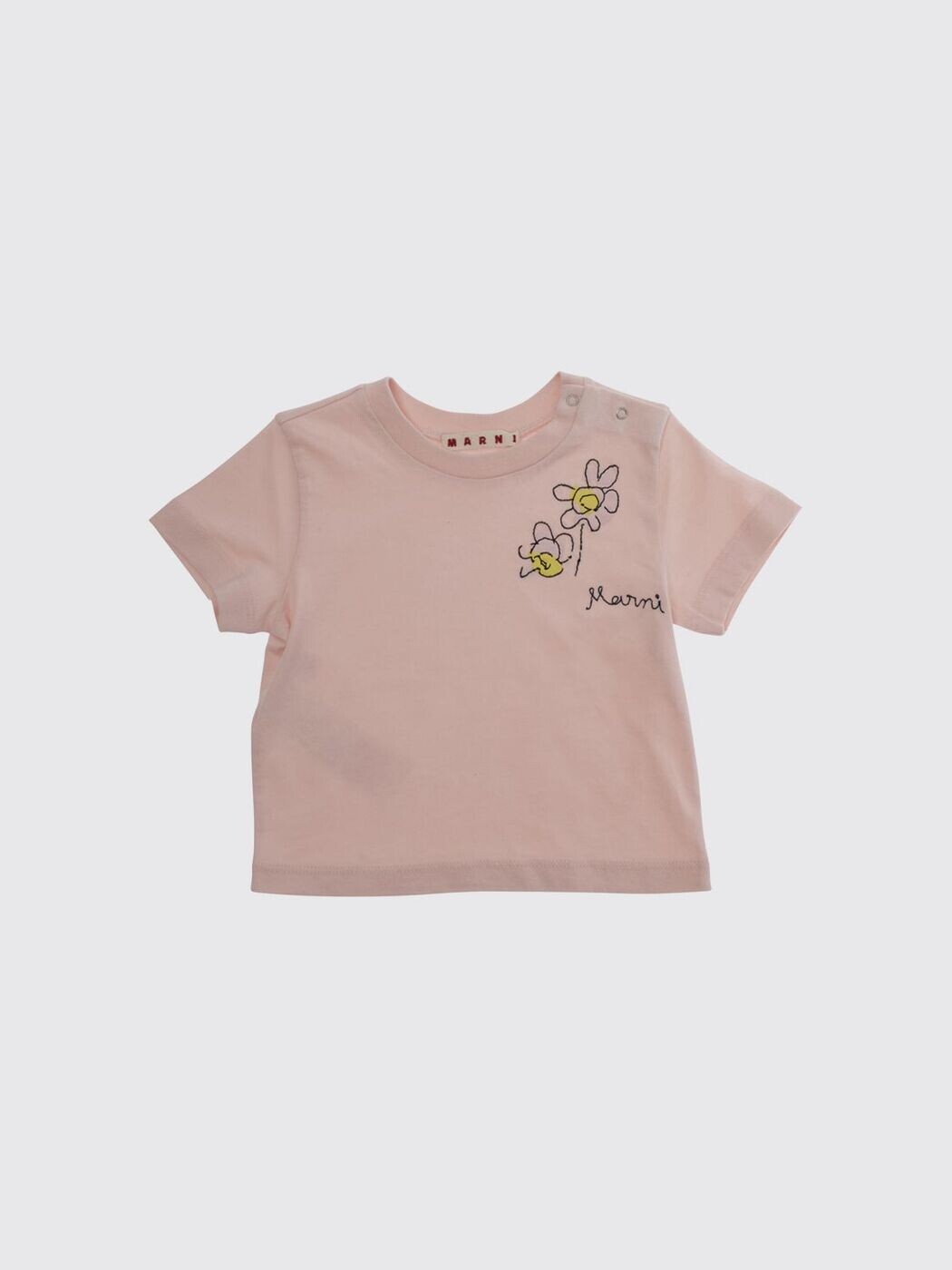 マルニ MARNI ティーシャツ トップス ベビーユニセックス さくら色 T-shirt M01624M00SG 関税 貨物輸送無料 2026SS gi