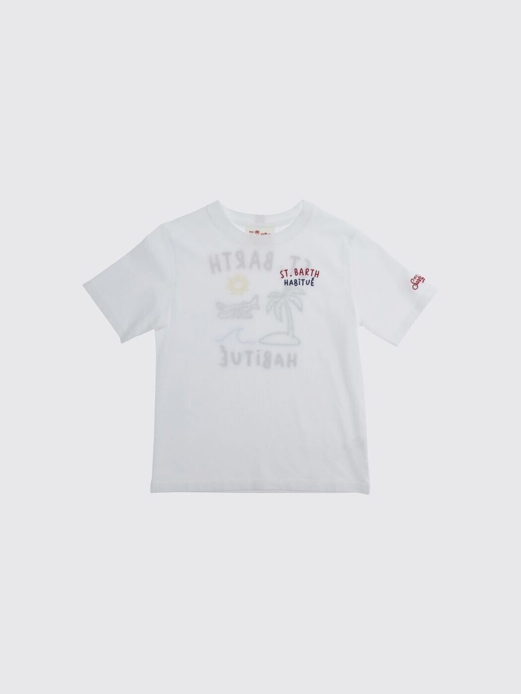 エムシーツーセイントバース MC2 SAINT BARTH ロング衣袂ティーシャツ ティーシャツ ボーイズ 白いこと Long sleeve t-shirts PRL0001 関税 貨物輸送無料 2026SS gi