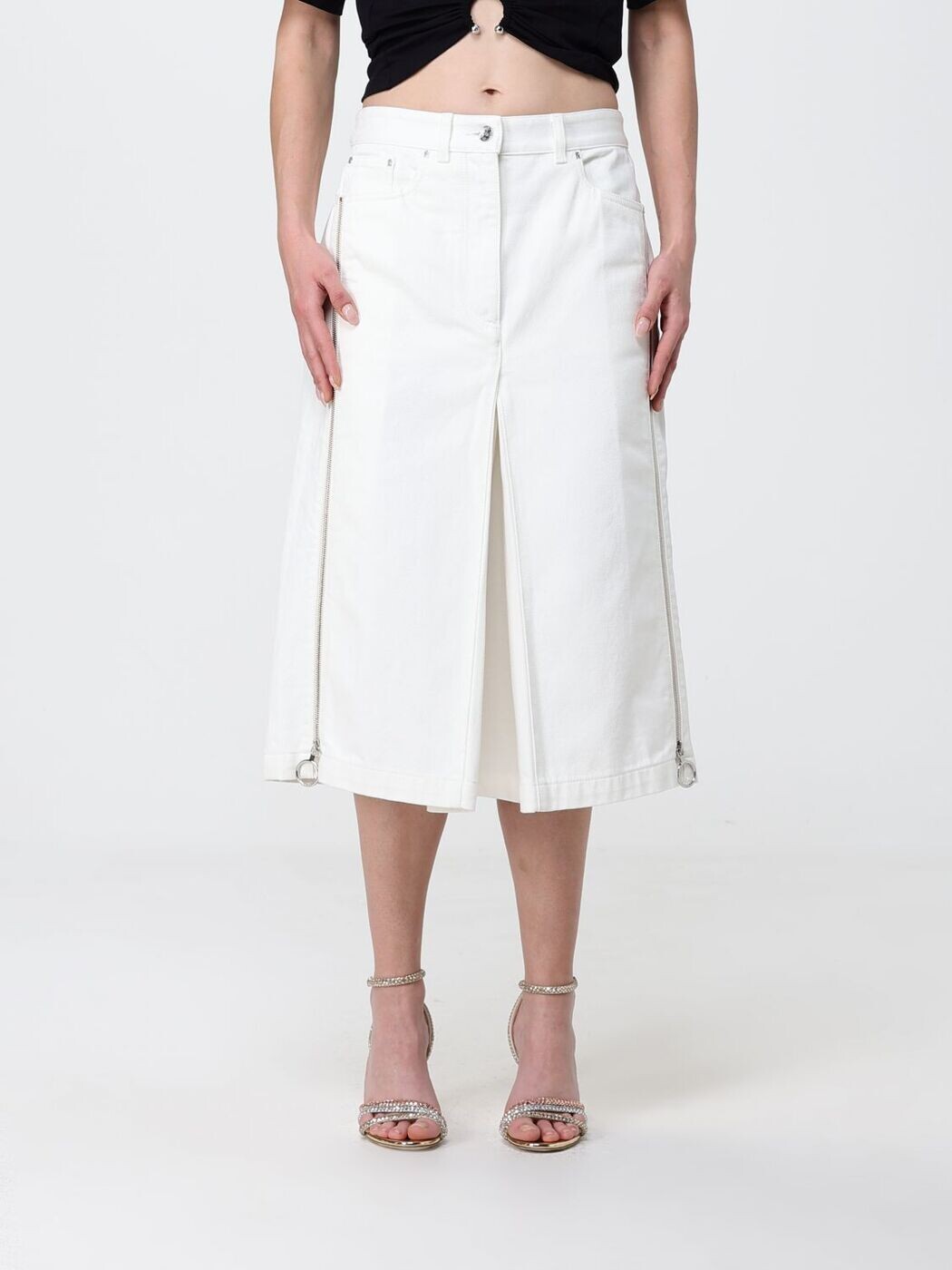 ラバンヌ RABANNE スコート レディース 白いこと Skirts 26PCJU158CO0526 関税 貨物輸送無料 2026SS gi
