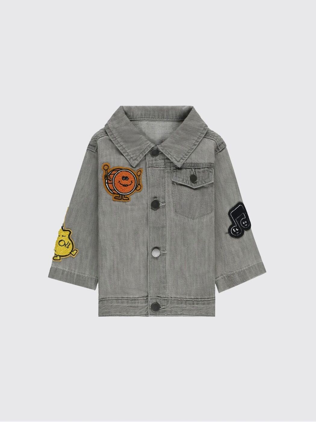 中心柱 ポールマッカートニー キッズ STELLA MCCARTNEY KIDS 上衣 ベビーユニセックス 薄墨色 Jacket TY2507BZ0522 関税 貨物輸送無料 2026SS gi