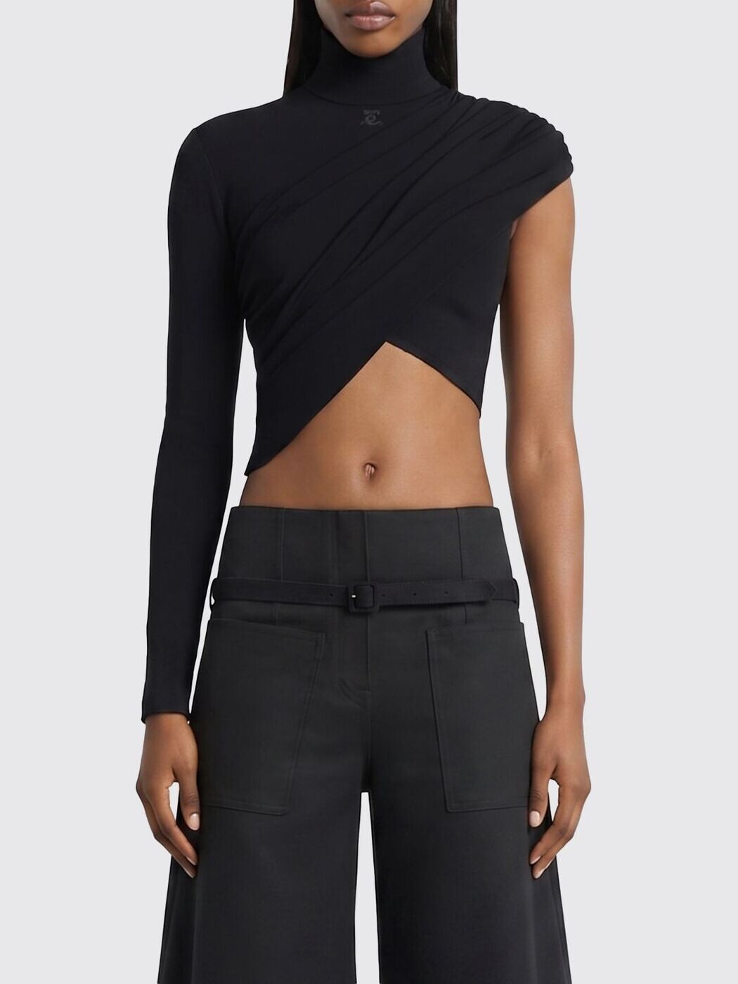 クレージュ COURREGES プルオーバー トップス レディース 黒いこと T-shirts and tops 226JTO534JS0145 関税 貨物輸送無料 2026SS gi
