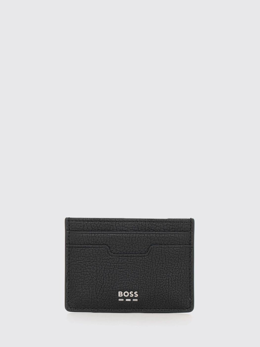 元締め BOSS 歌留多保持者 紙入れ メンズ 黒いこと Wallets and Card Holders 50563650 関税 貨物輸送無料 2026SS gi
