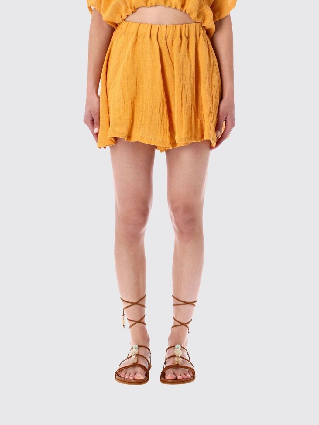 120パーセントリノ 120% LINO デニムショーツ ショーツ レディース オレンジ Denim shorts 33BLIW29RZ000G486 Orange 関税 送料無料 2026SS gi｜BRANDSHOP「il Tesoro」