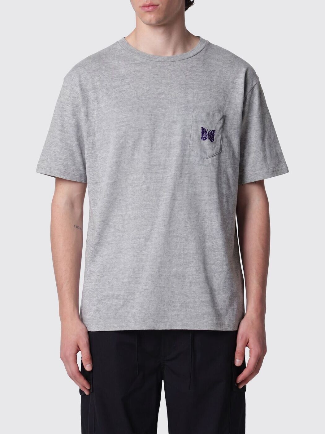 ニードルス NEEDLES Tシャツ メンズ グレー T-shirts SX444 Grey 関税 送料無料 2026SS gi|BRANDSHOP「il Tesoro」