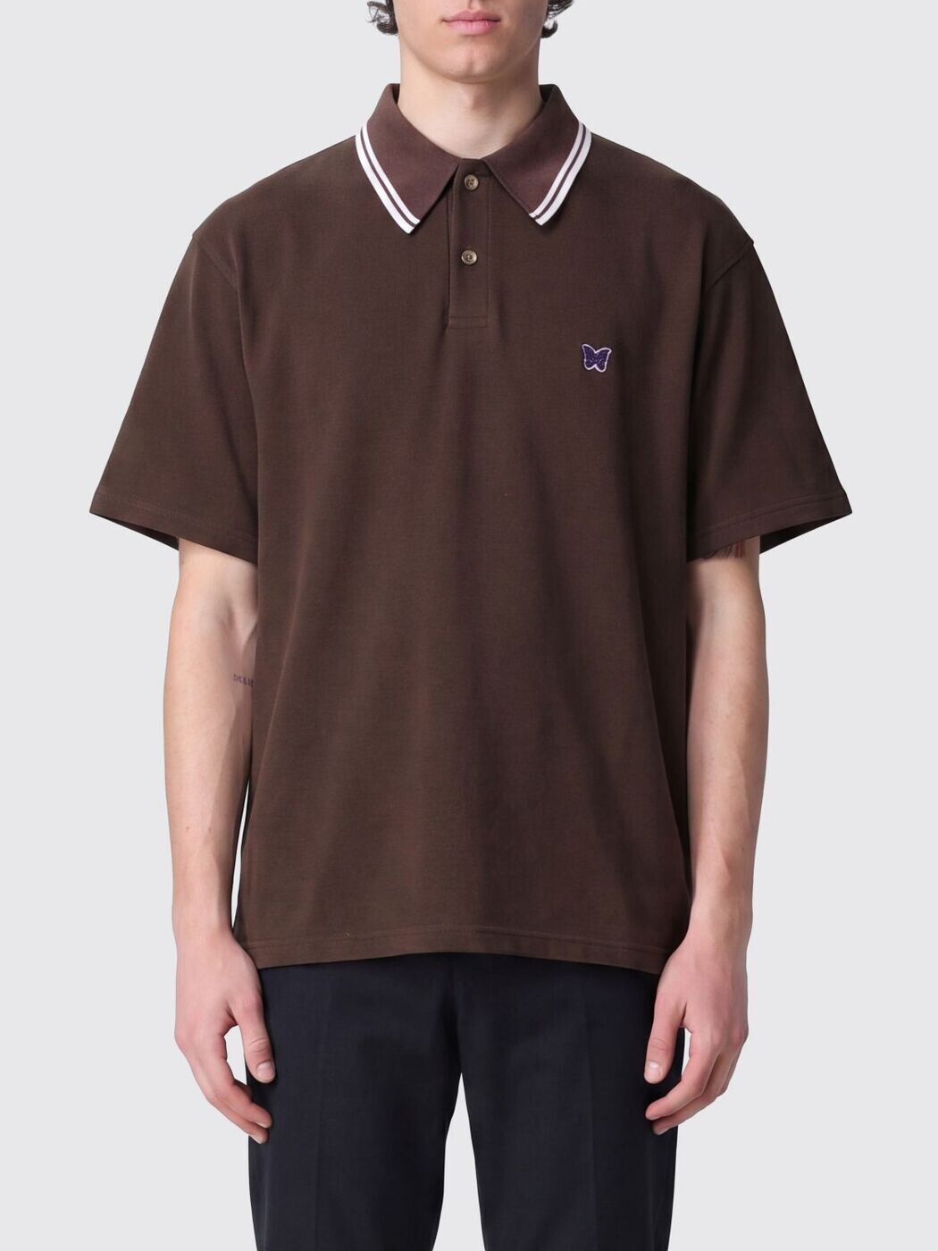 ニードルス NEEDLES スポーツシャツ メンズ 赤銅色 Polo shirts SX442 関税 貨物輸送無料 2026SS gi
