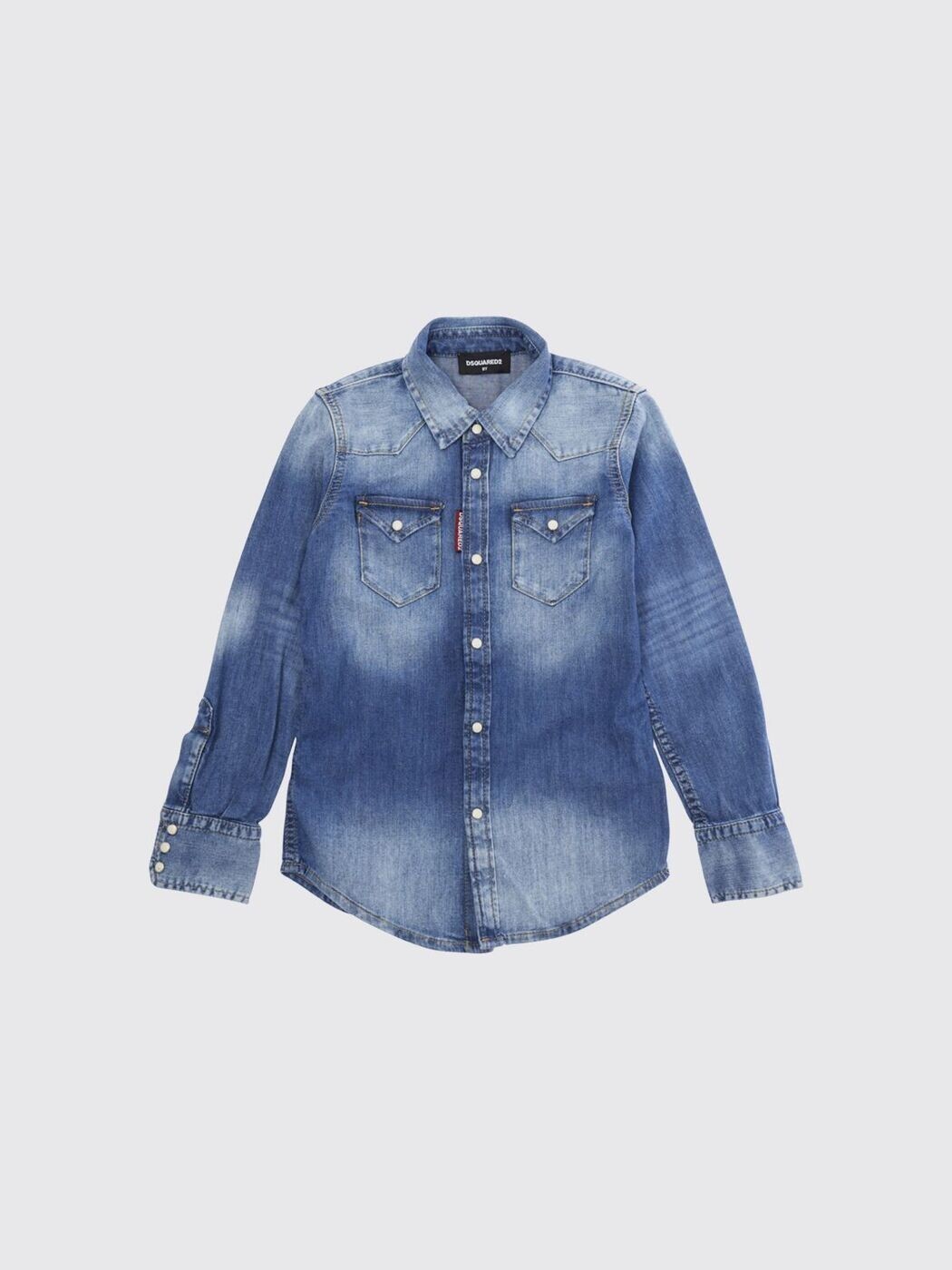 ディースクエアード DSQUARED2 ティーシャツ ボーイズ 青碧 Casual shirts DQ2887D0AFPD2C231UD 関税 貨物輸送無料 2026SS gi