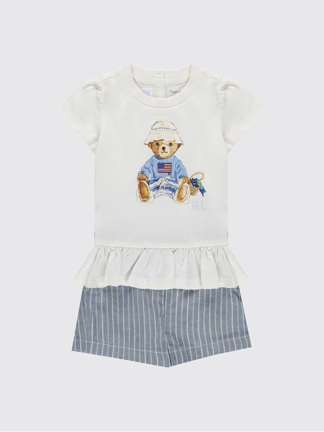 ポロ・ラルフローレン POLO RALPH LAUREN パジャマ セットアップ ガールズ 白いこと Nightwear A12857B 関税 貨物輸送無料 2026SS gi