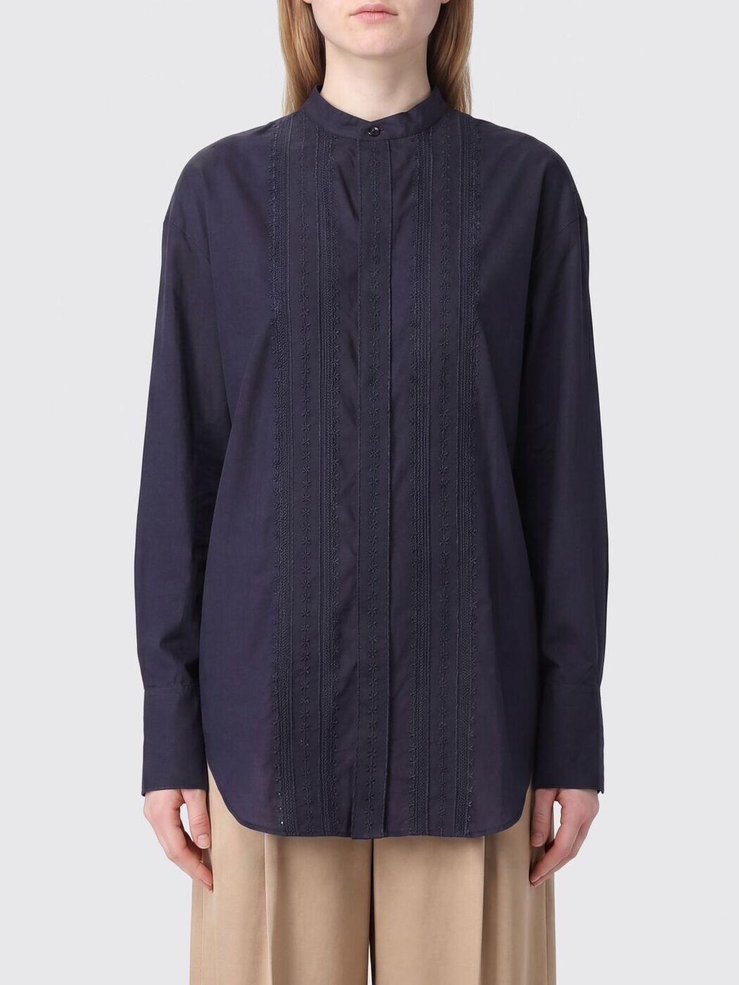 フォルテフォルテ FORTE FORTE プルオーバー レディース 青味 Shirts 14840MYSHIRT Blue 関税 貨物輸送無料 2026SS gi