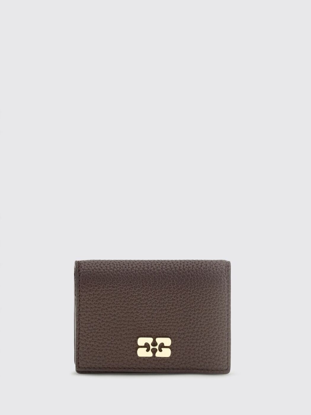ガニー GANNI 歌留多保持者 紙入れ レディース Wallets and Card Holders A7279 Coffee 関税 貨物輸送無料 2026AW gi
