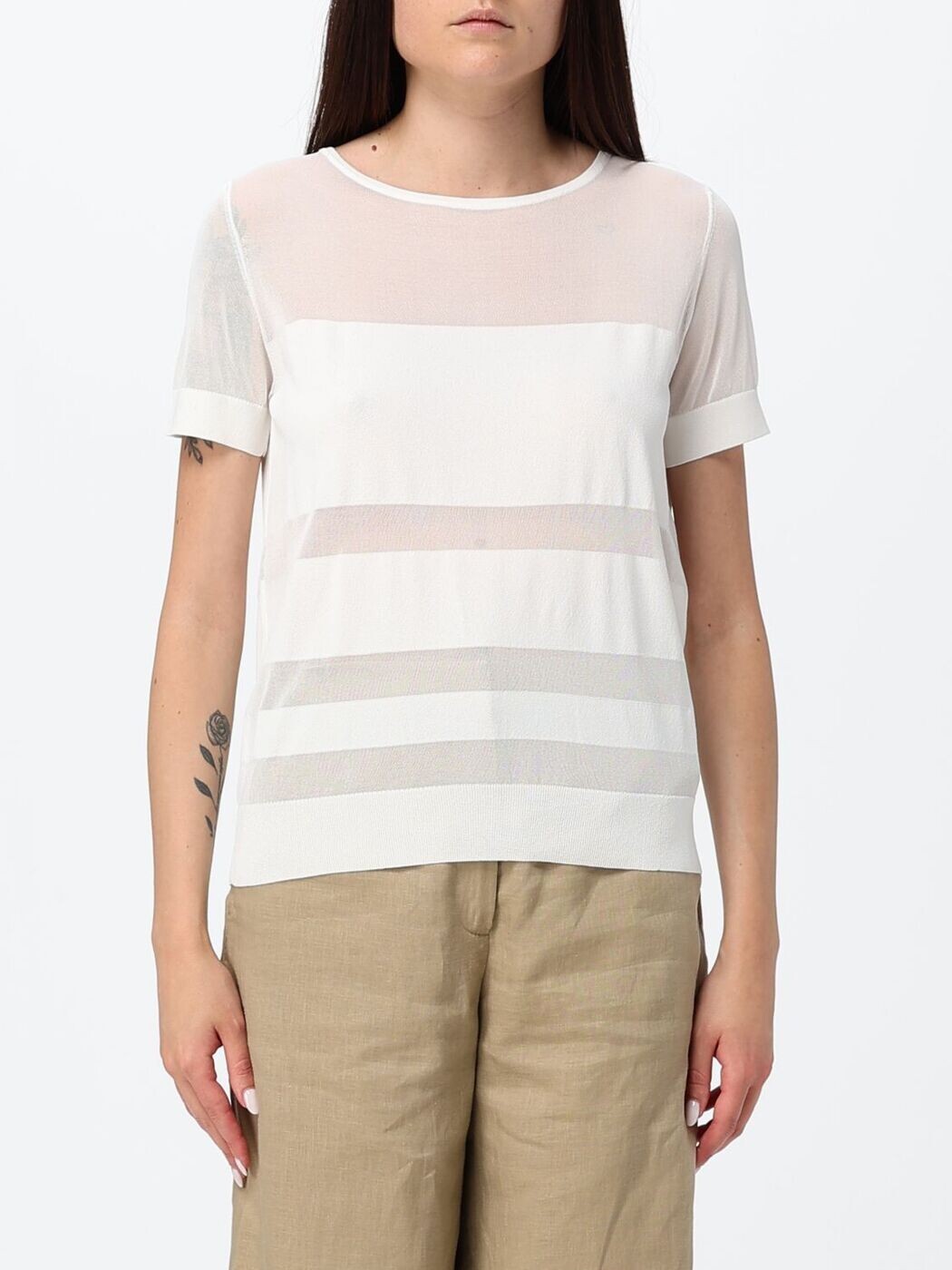 リビアナ コンティ LIVIANA CONTI セーター ニットウェア レディース ホワイト Knitwear L6SE04 White 関税 送料無料 2026SS gi｜BRANDSHOP「il Tesoro」