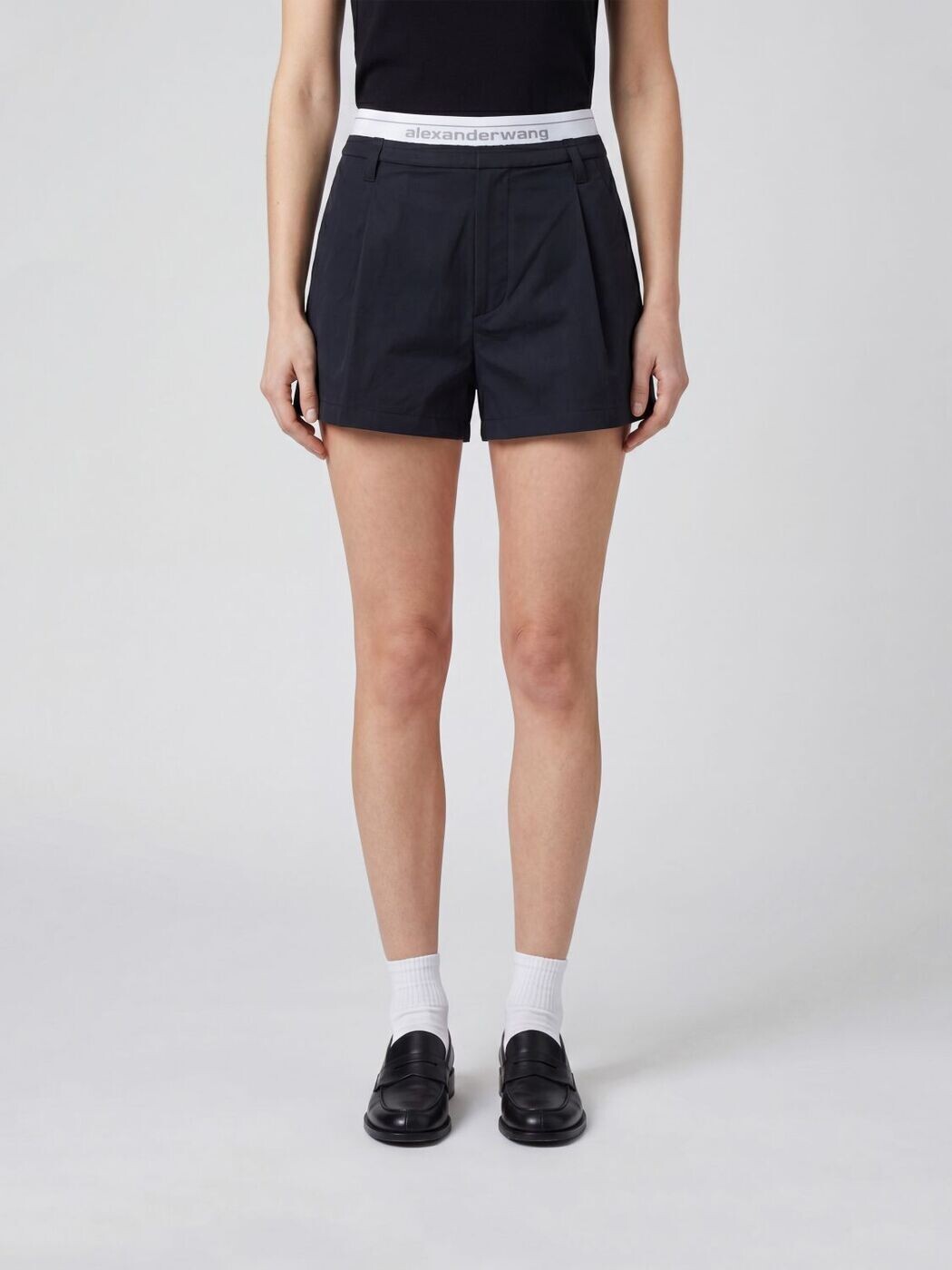 アレキサンダーワン ALEXANDER WANG デニムショーツ ショーツ レディース ブラック Denim shorts 1WC3264042 Black 関税 送料無料 2026AW gi|BRANDSHOP「il Tesoro」