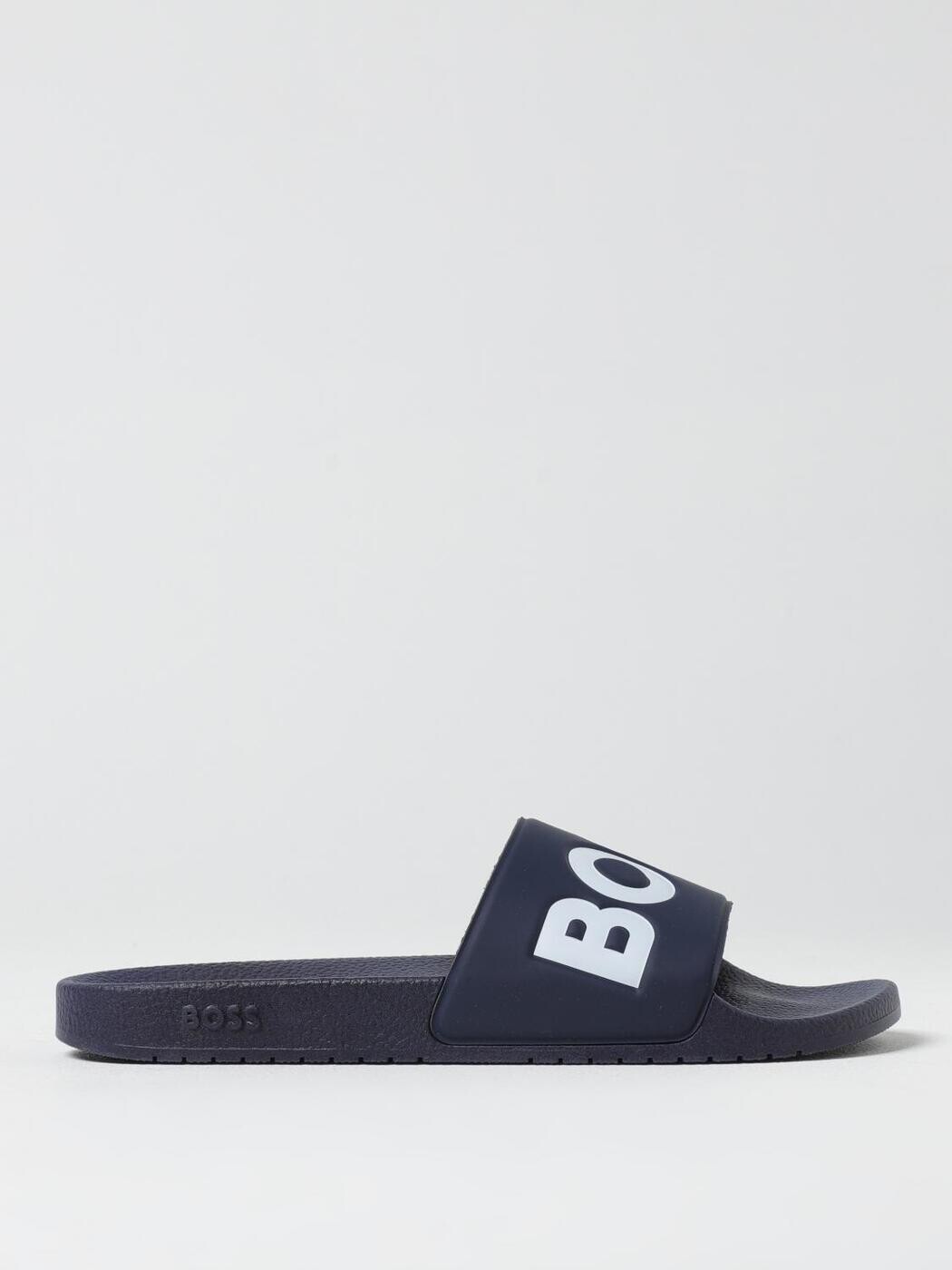 ボス BOSS フラットシューズ サンダル メンズ ブルー Flat Shoes 50536835 Blue 関税 送料無料 2026SS gi｜BRANDSHOP「il Tesoro」