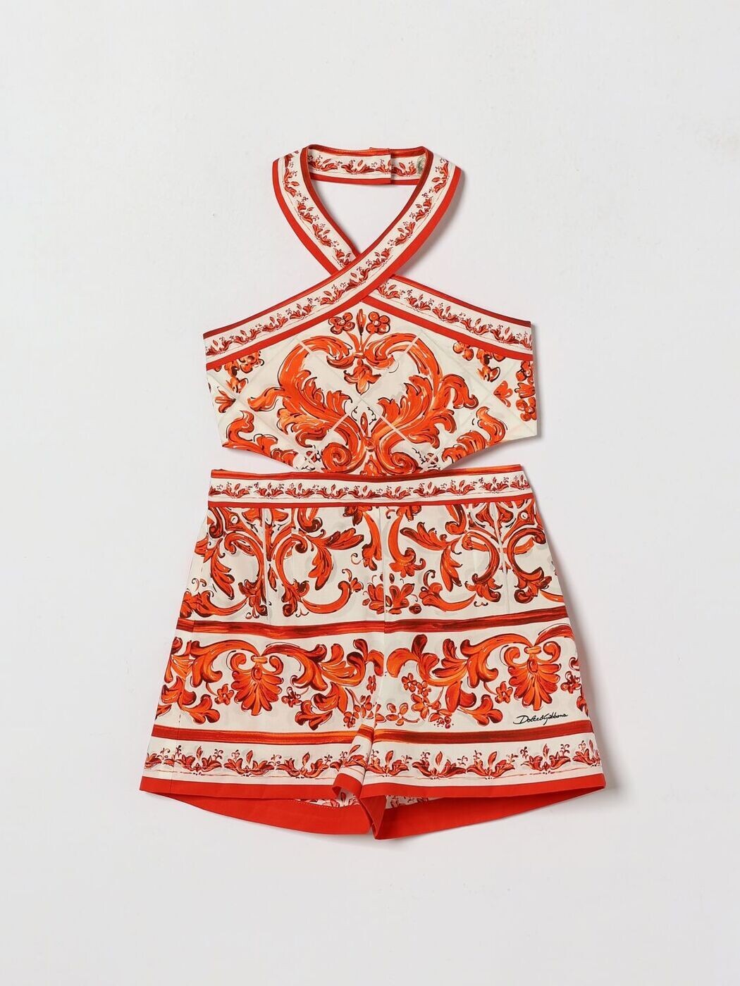 ドルチェ&ガッバーナ DOLCE&GABBANA パジャマ セットアップ ガールズ オレンジ Nightwear L54DT7G7P4N Orange 関税 送料無料 2026AW gi|BRANDSHOP「il Tesoro」