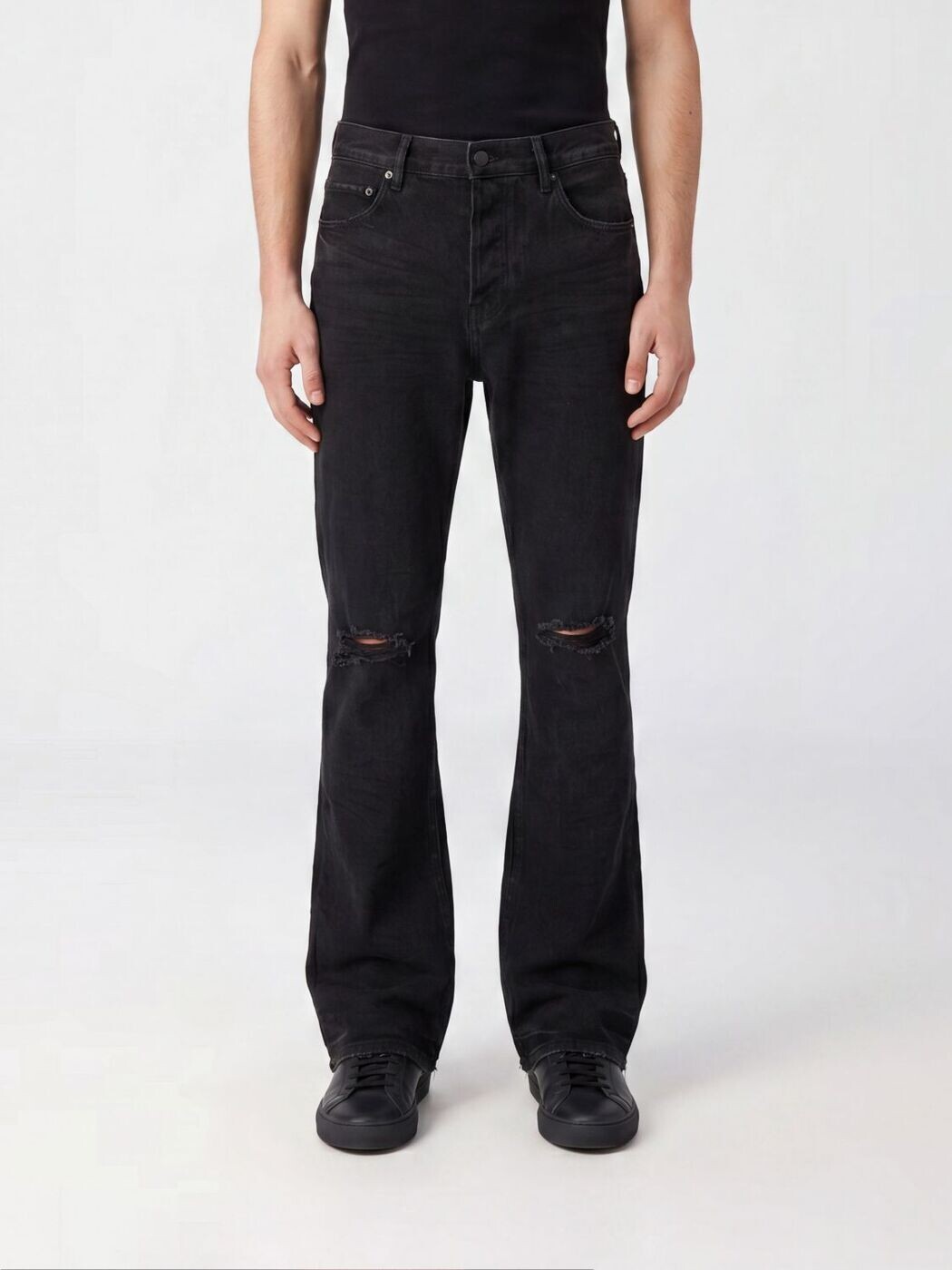 パープル PURPLE デニム メンズ ブラック Jeans P026LDBR525 Black 関税 送料無料 2026AW gi｜BRANDSHOP「il Tesoro」 37,960円