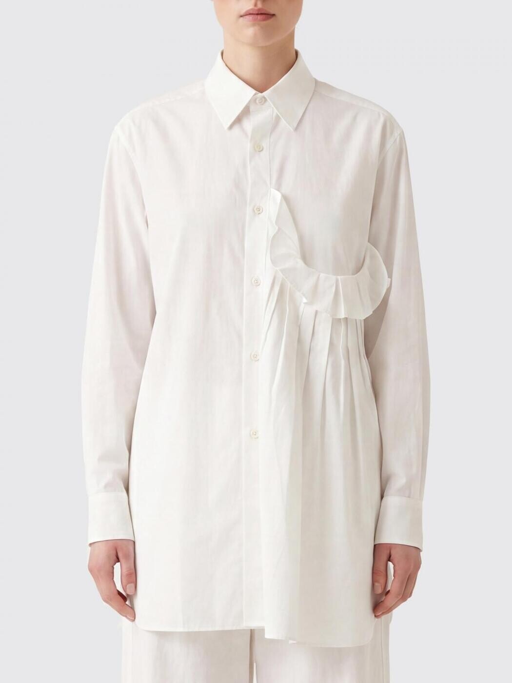 ワイズ Y'S シャツ レディース ホワイト Shirts YKB04001 White 関税 送料無料 2026SS gi｜BRANDSHOP「il Tesoro」