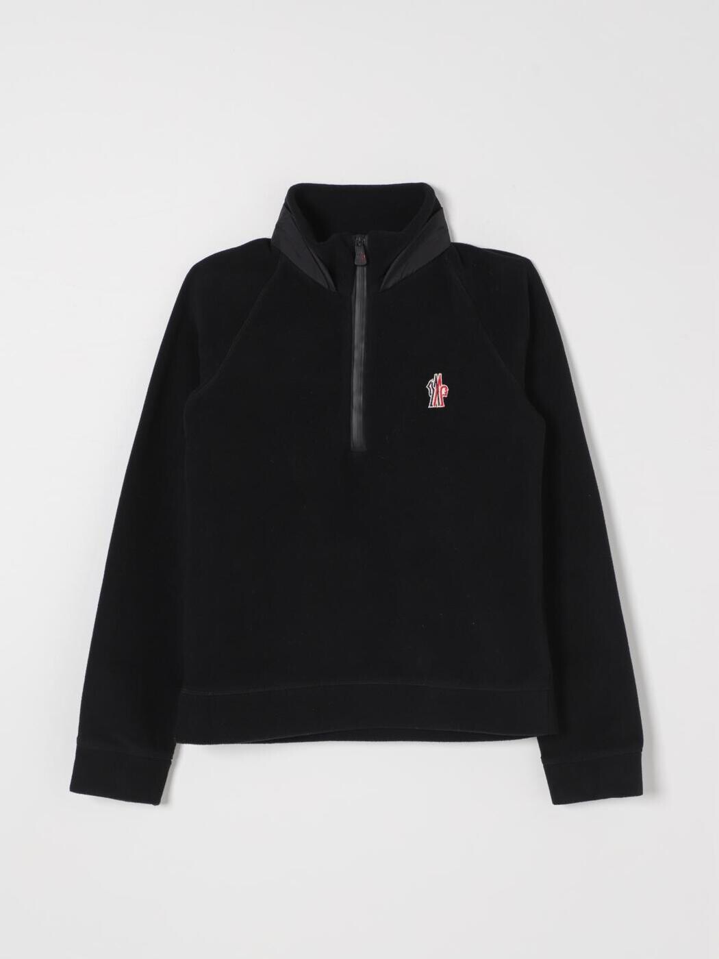 モンク軌跡 MONCLER クルーネックジャンパー 編み物御召しもの ボーイズ 黒いこと Crew neck jumpers K29578G0000480093 関税 貨物輸送無料 2025AW gi
