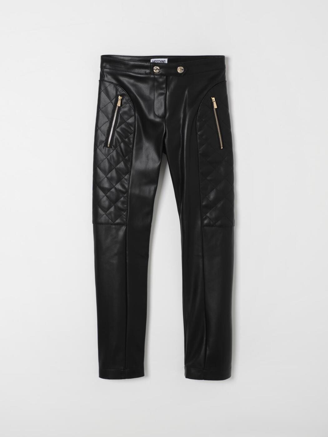 モスキーノ MOSCHINO ズボン ズボン下 ガールズ 黒いこと Trousers HDP060L6A13 関税 貨物輸送無料 2025AW gi