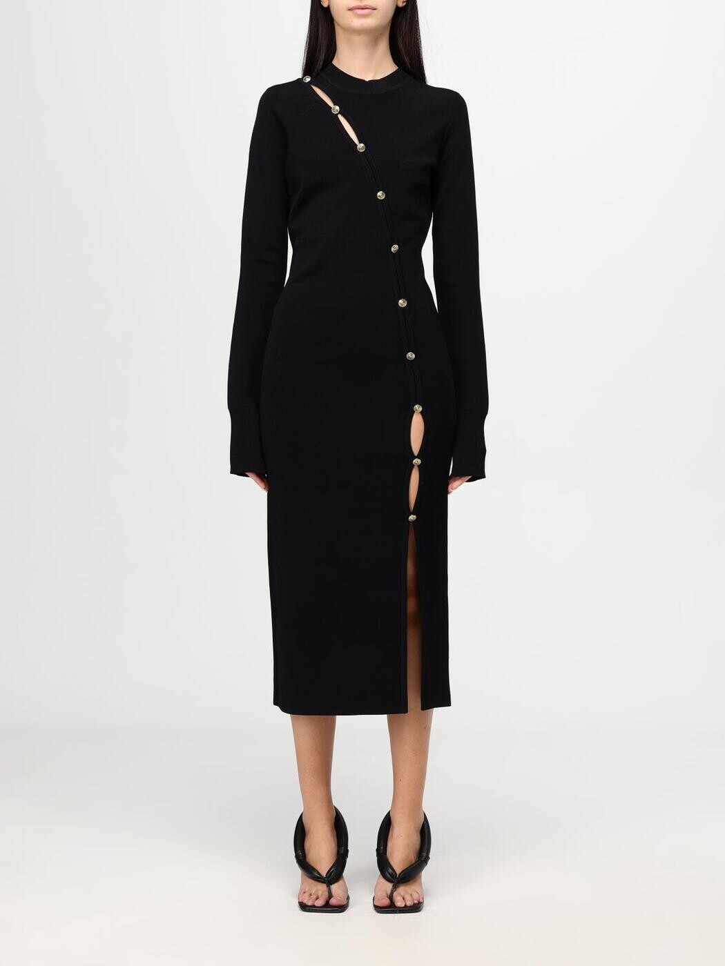 ヴェルサーチェ・ジーンズ・クチュール VERSACE JEANS COUTURE ワンピース ドレス レディース ブラック Dresses 77HAOMB3CM61H Black 関税 送料無料 2024AW gi｜BRANDSHOP「il Tesoro」