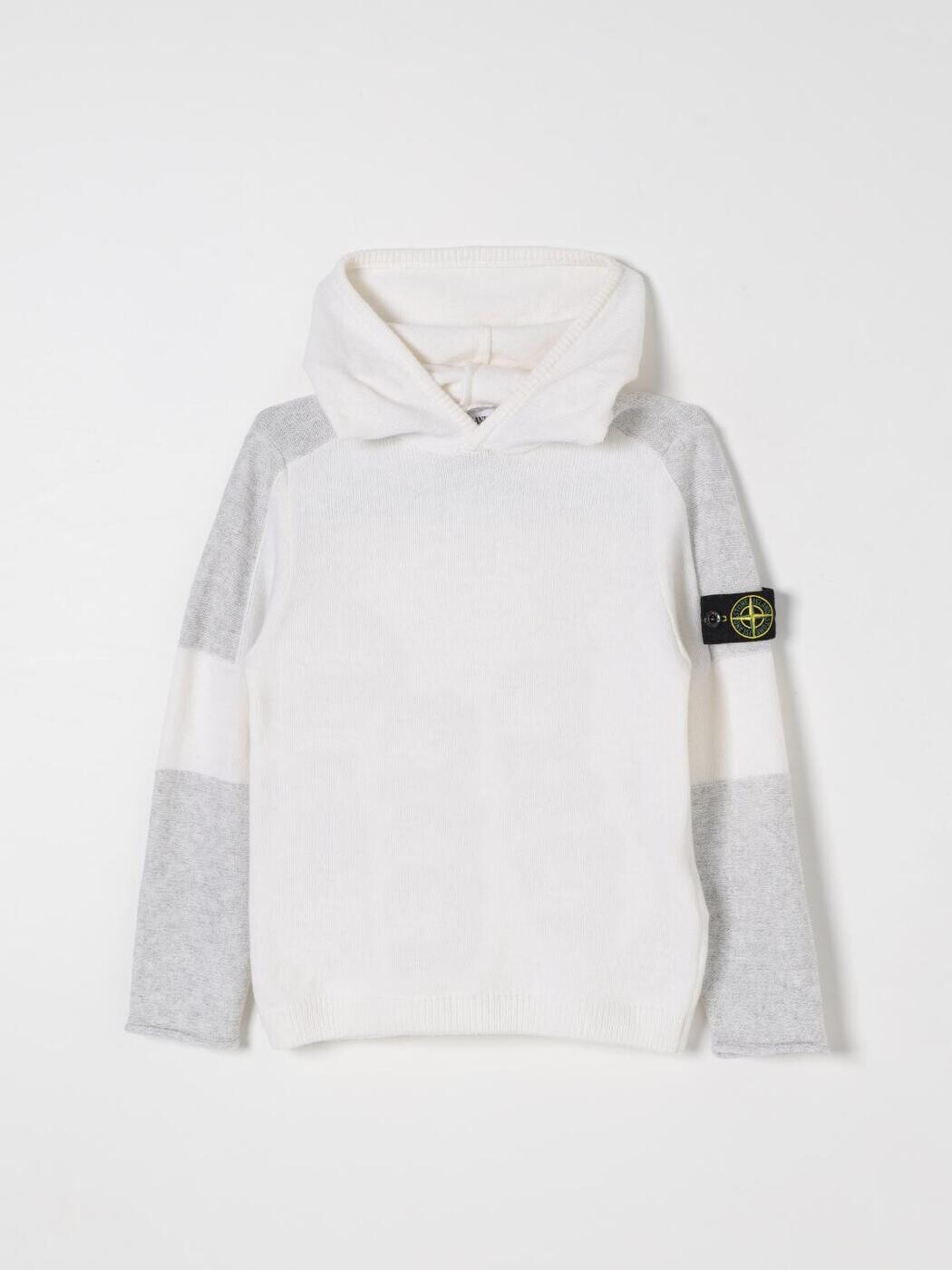 石ころ 島 STONE ISLAND JUNIOR クルーネックジャンパー 編み物お召しもの ボーイズ 白いこと Crew neck jumpers 8116506Z2 関税 貨物輸送無料 2025AW gi
