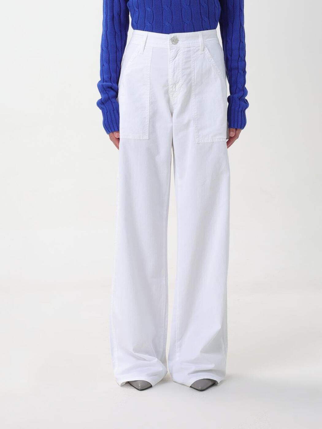 ヤコブコーエン JACOB COHEN ズボン パンツ レディース ホワイト Trousers VP02801S4142 White 関税 送料無料 2024SS gi｜BRANDSHOP「il Tesoro」