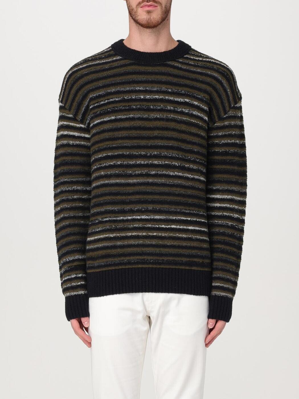 雇い主 BOSS プルオーバー 編み物御召しもの メンズ 黒いこと Knitwear 50523580 Black 関税 貨物輸送無料 2024AW gi