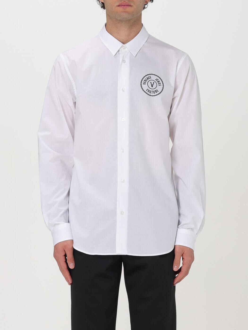 ヴェルサーチ ジーンズ クチュール VERSACE JEANS COUTURE シャツ メンズ ホワイト Shirts 77GALYS1CN002 White 関税 送料無料 2024AW gi｜BRANDSHOP「il Tesoro」 25,560円